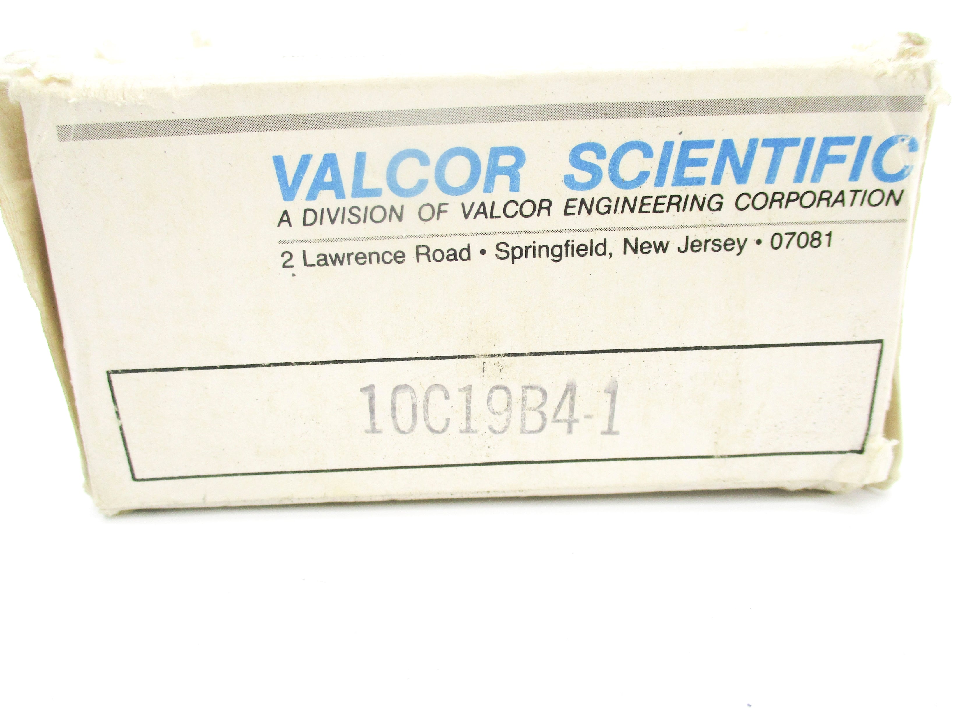 VALCOR SCIENTIFIC 10C19B4-1 115V 125PSI NSMP