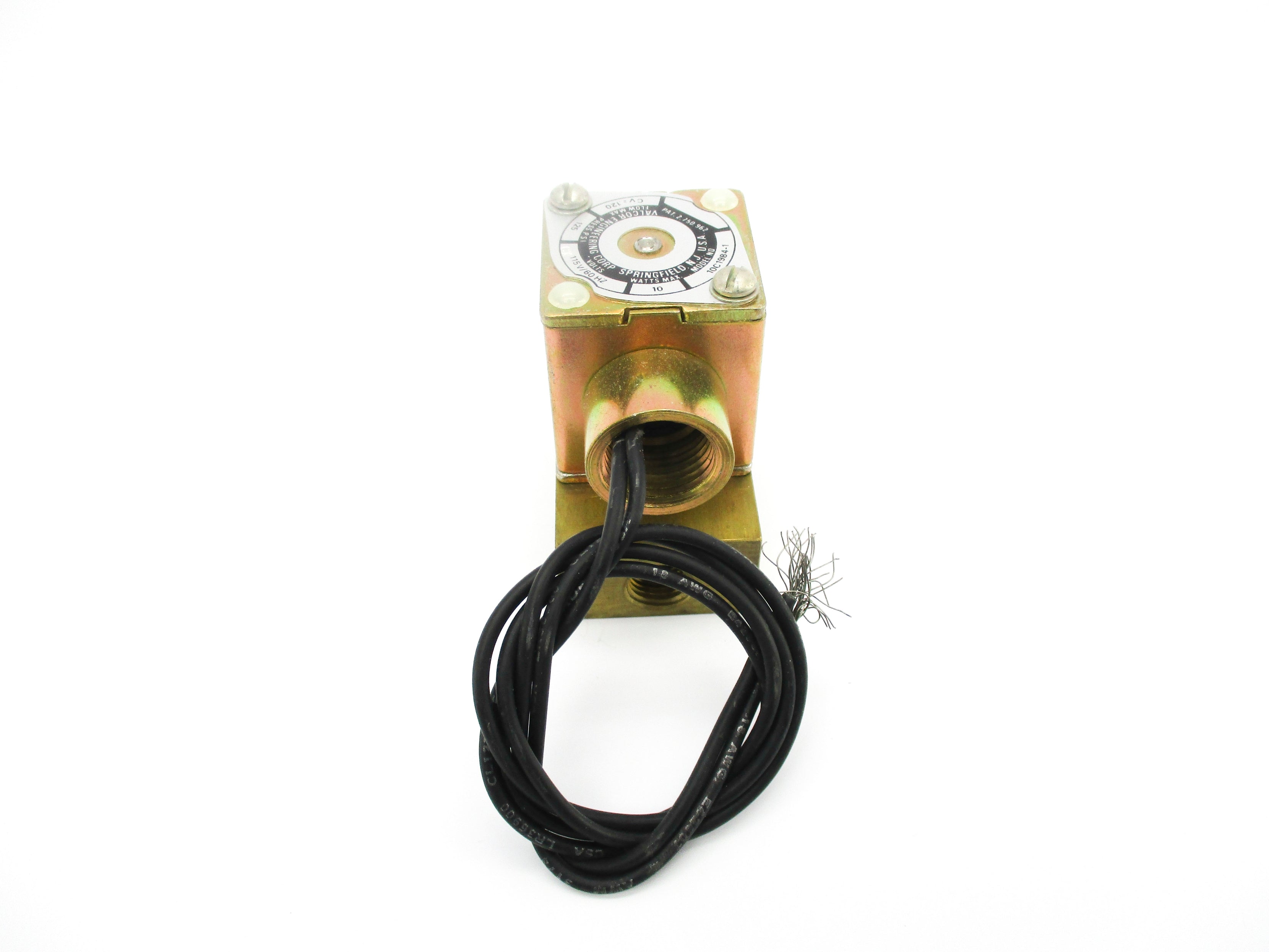 VALCOR SCIENTIFIC 10C19B4-1 115V 125PSI NSNP