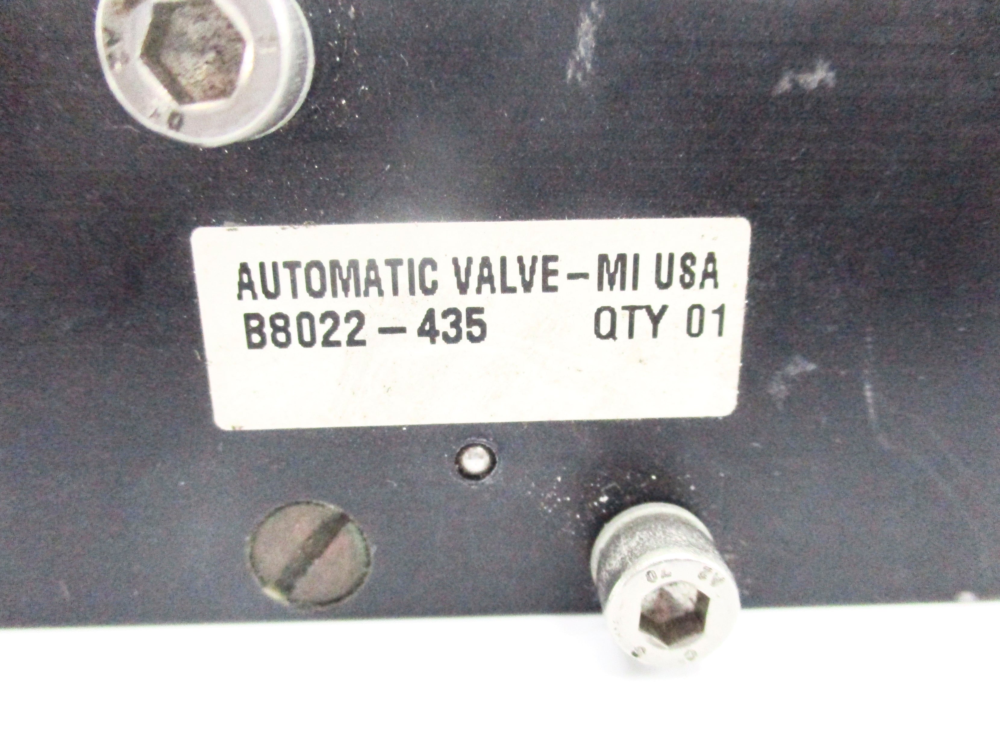 AUTOMATIC VALVE B8022-435 NSNP
