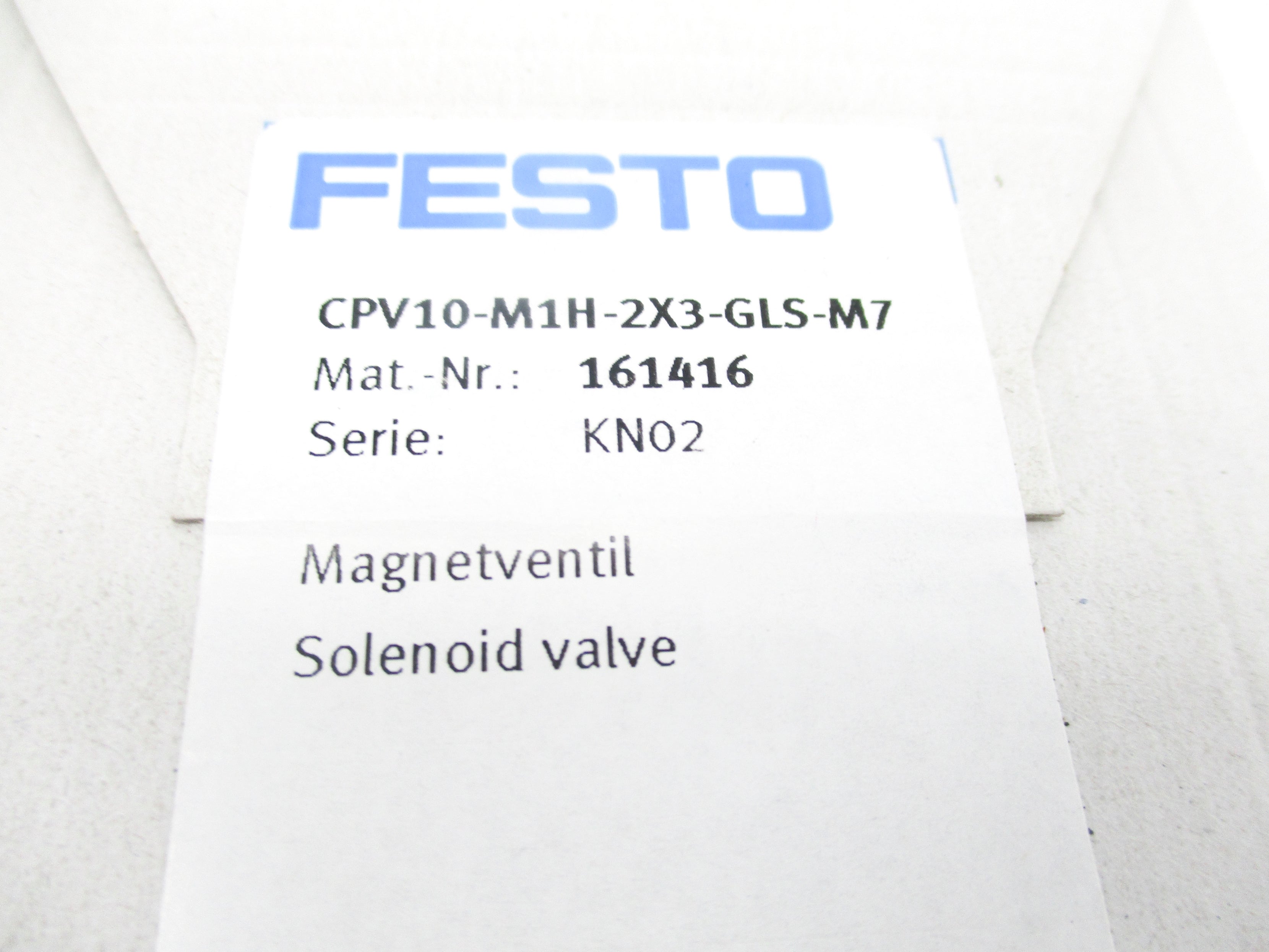 FESTO CPV10-M1H-2X3-GLS-M7 161416 NSFS