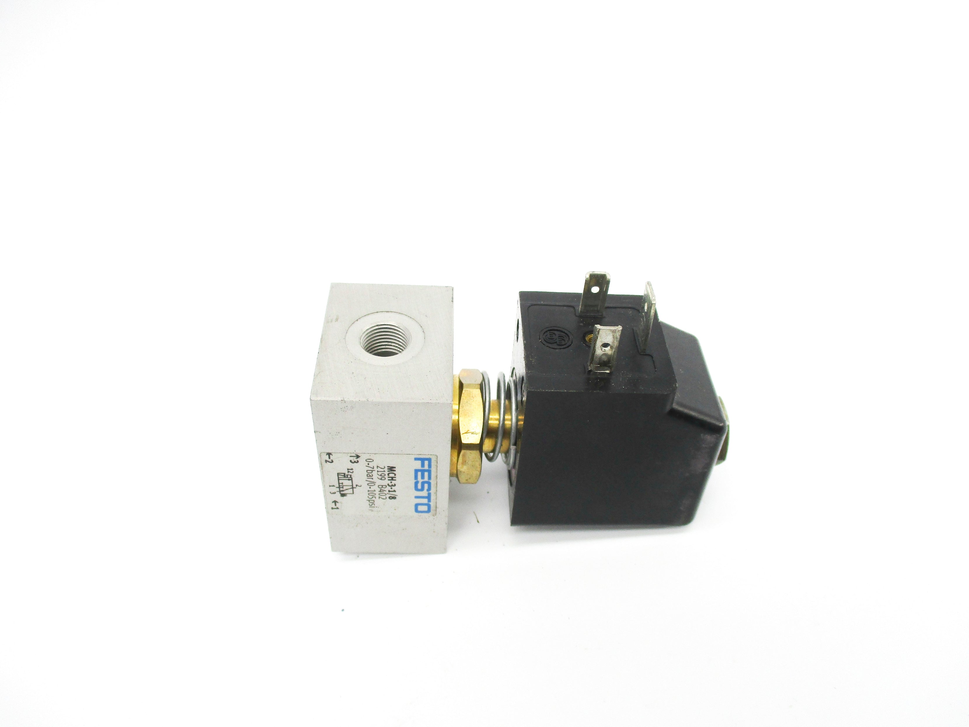 FESTO MCH-3-1/8 W/MSW-110AC-60 0-105PSI 110V (AS PICTURED) NSNP