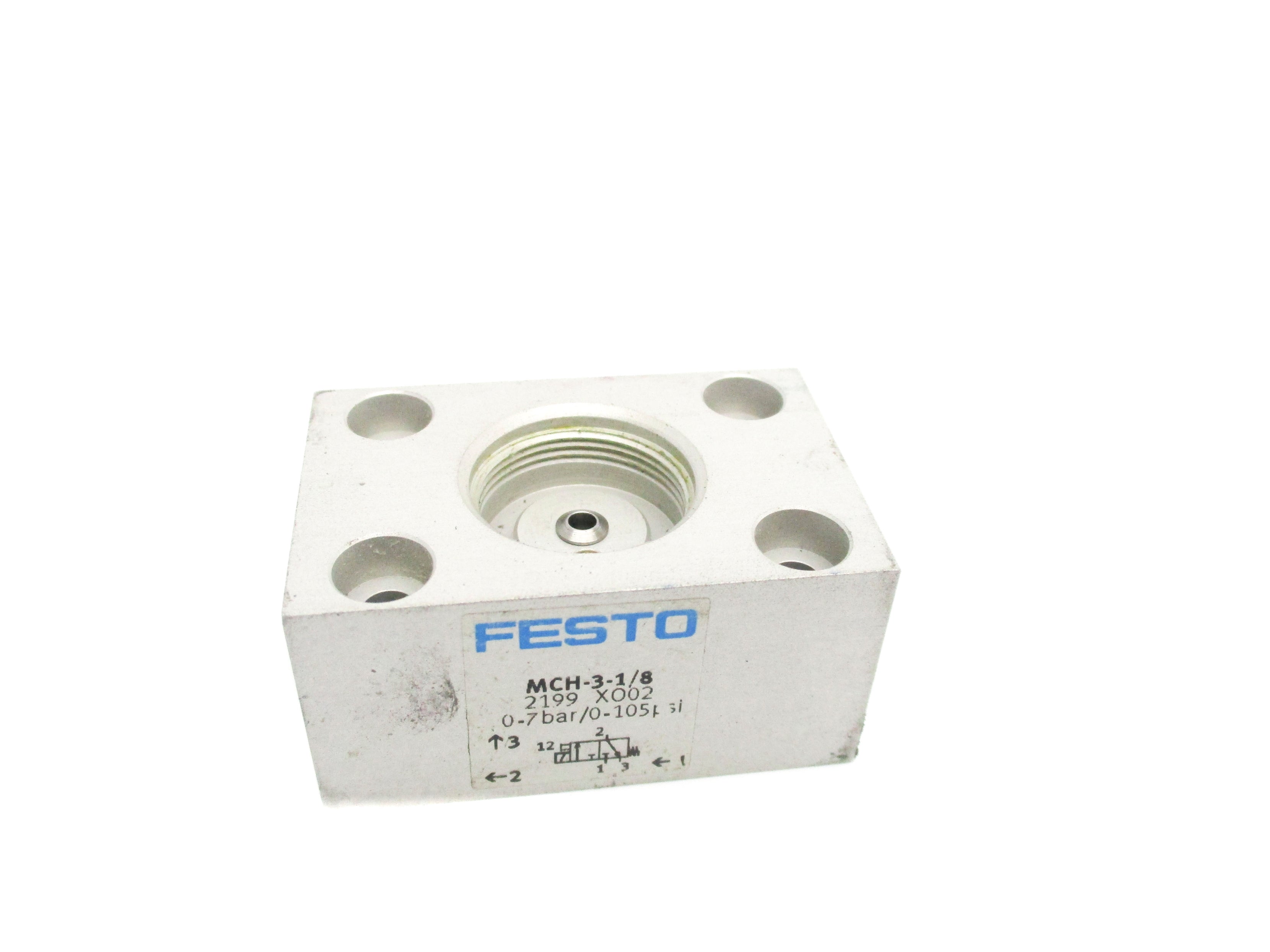 FESTO MCH-3-1/8 0-105PSI (AS PICTURED) NSNP