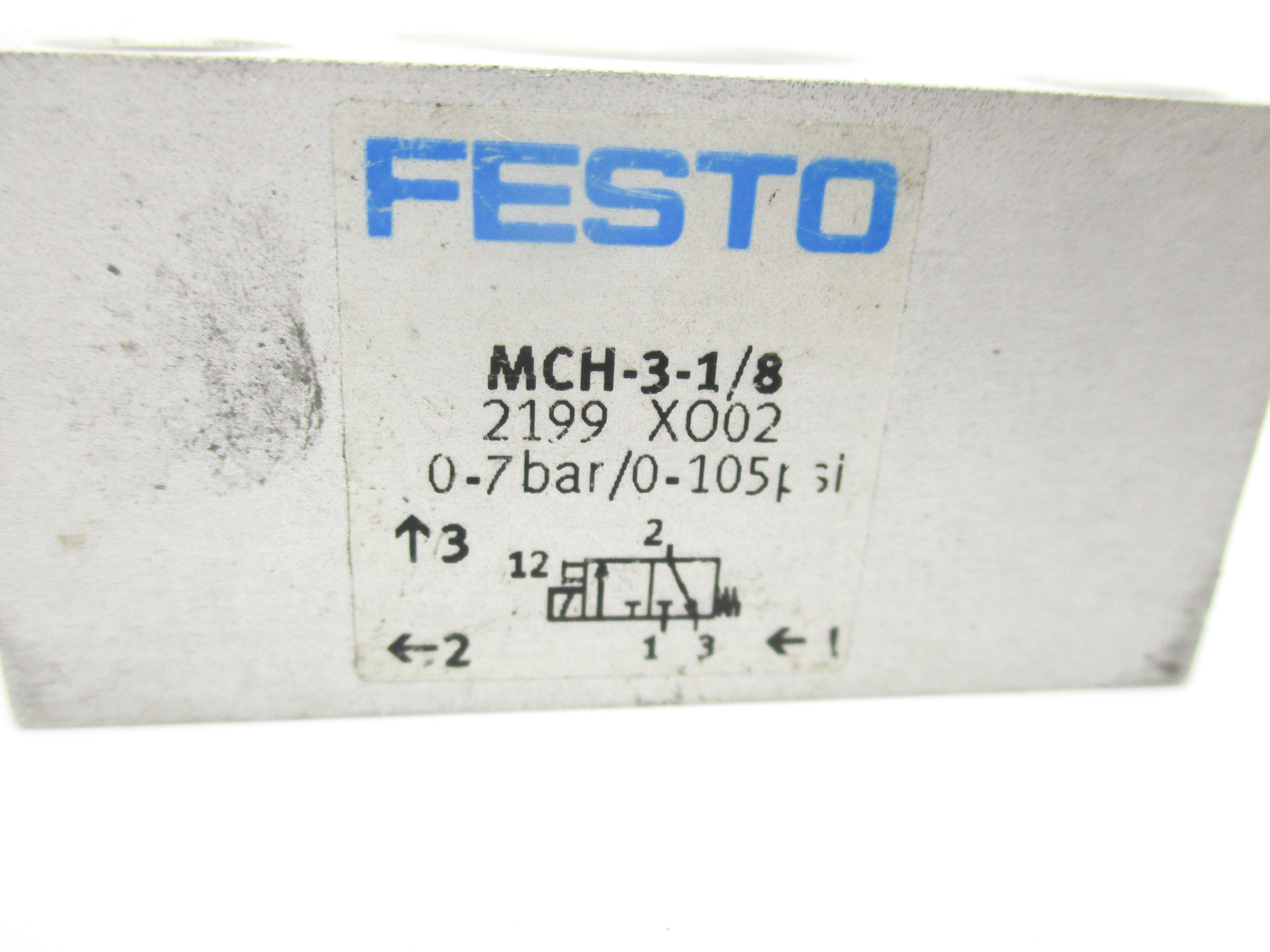 FESTO MCH-3-1/8 0-105PSI (AS PICTURED) NSNP
