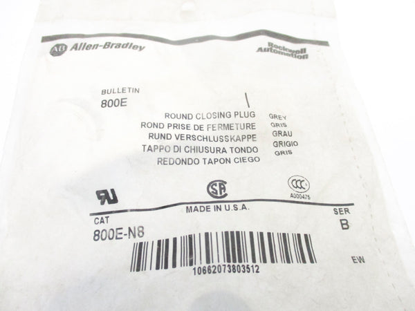 ALLEN BRADLEY 800E-N8 SER. B NSMP