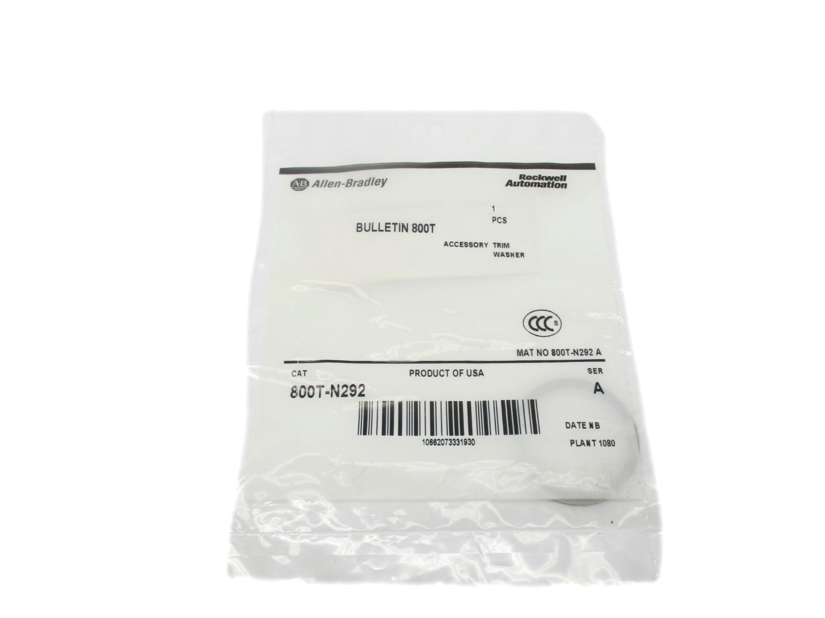 INDUSTRIAL SPARE PART 800T-N292 SER. A NSMP