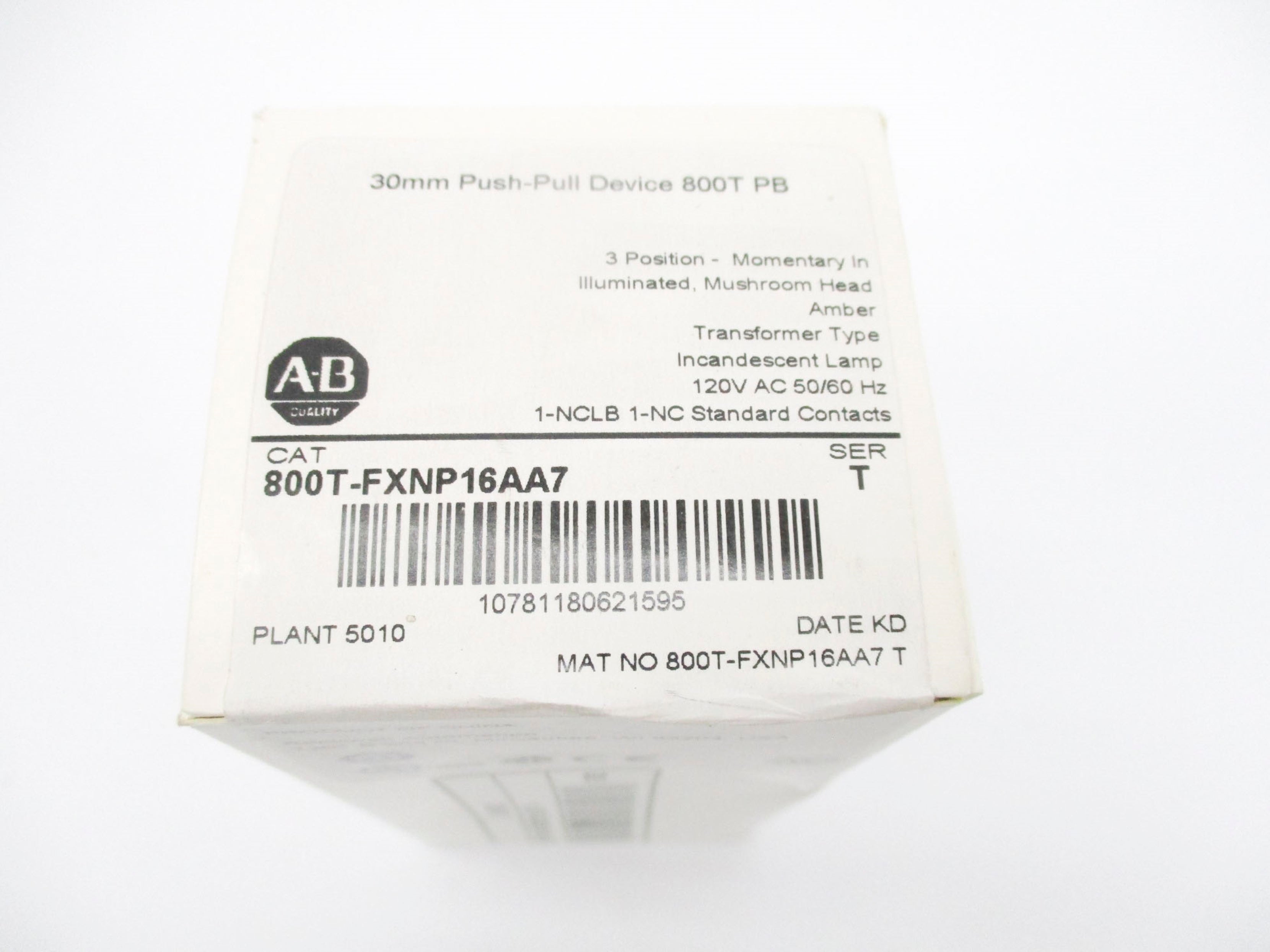 INDUSTRIAL SPARE PART 800T-FXNP16AA7 SER. T (WH) NSFS