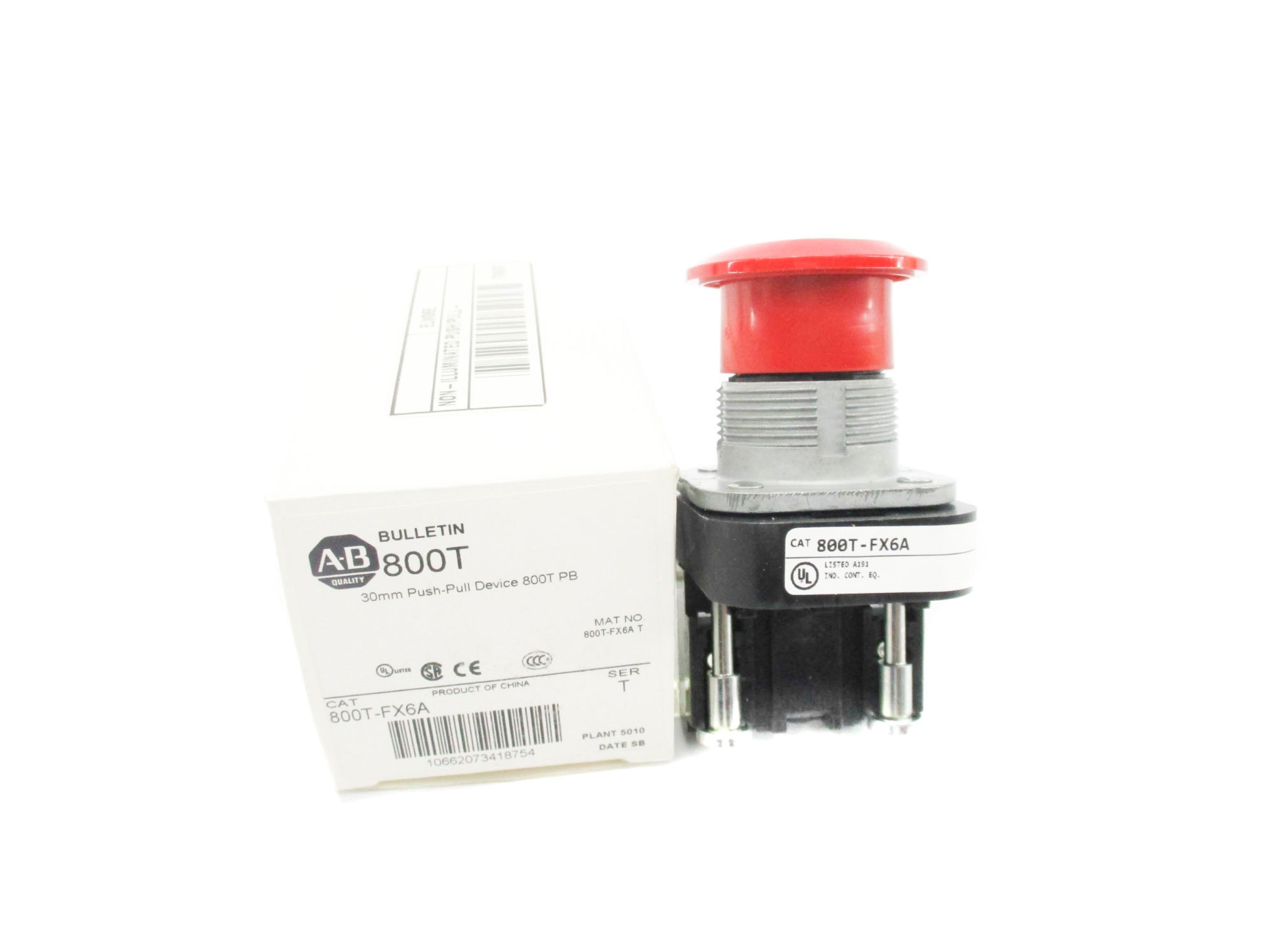 ALLEN BRADLEY 800T-FX6A SER. T (WH) NSMP