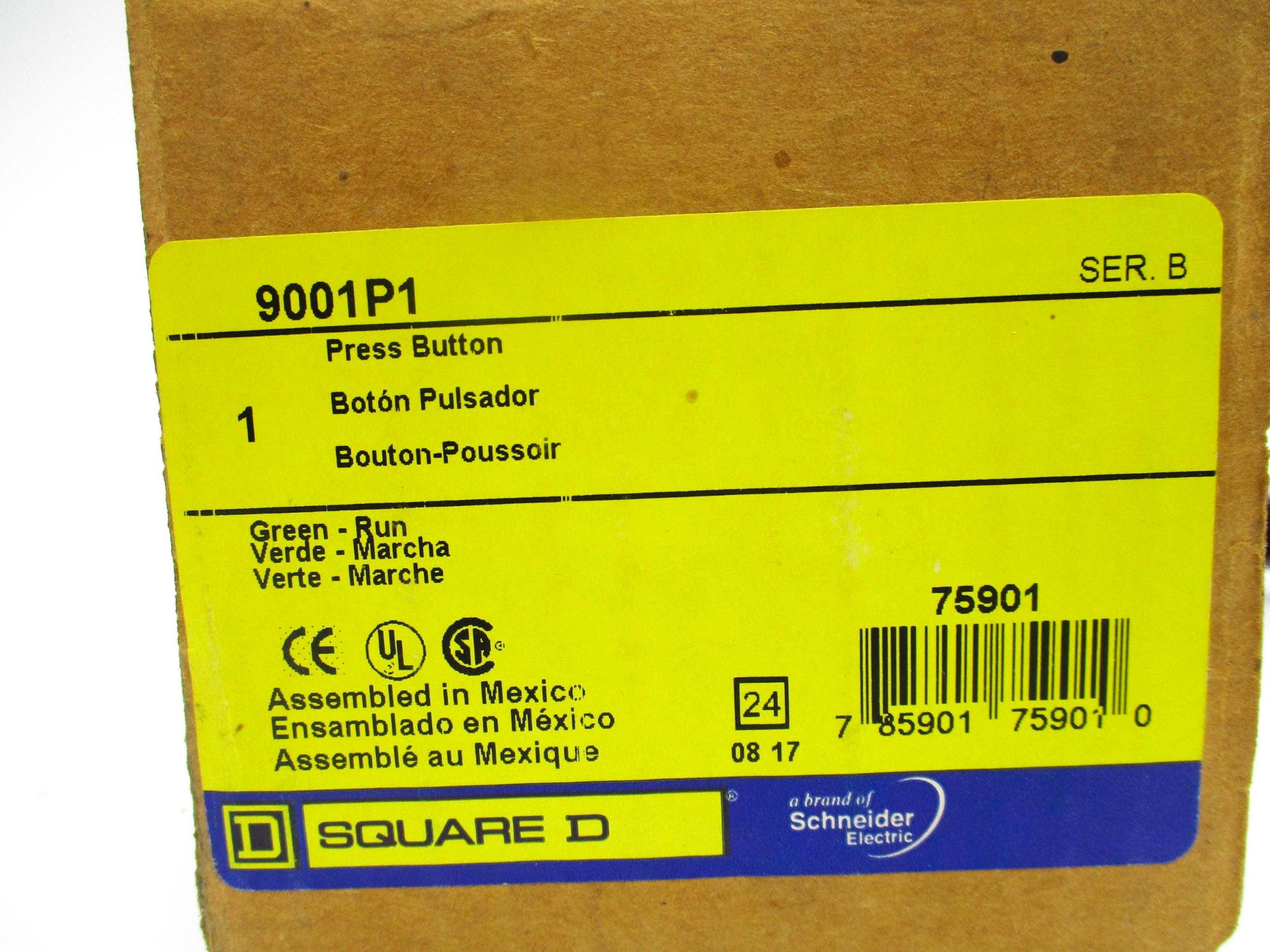SQUARE D 9001P1 SER. B NSMP