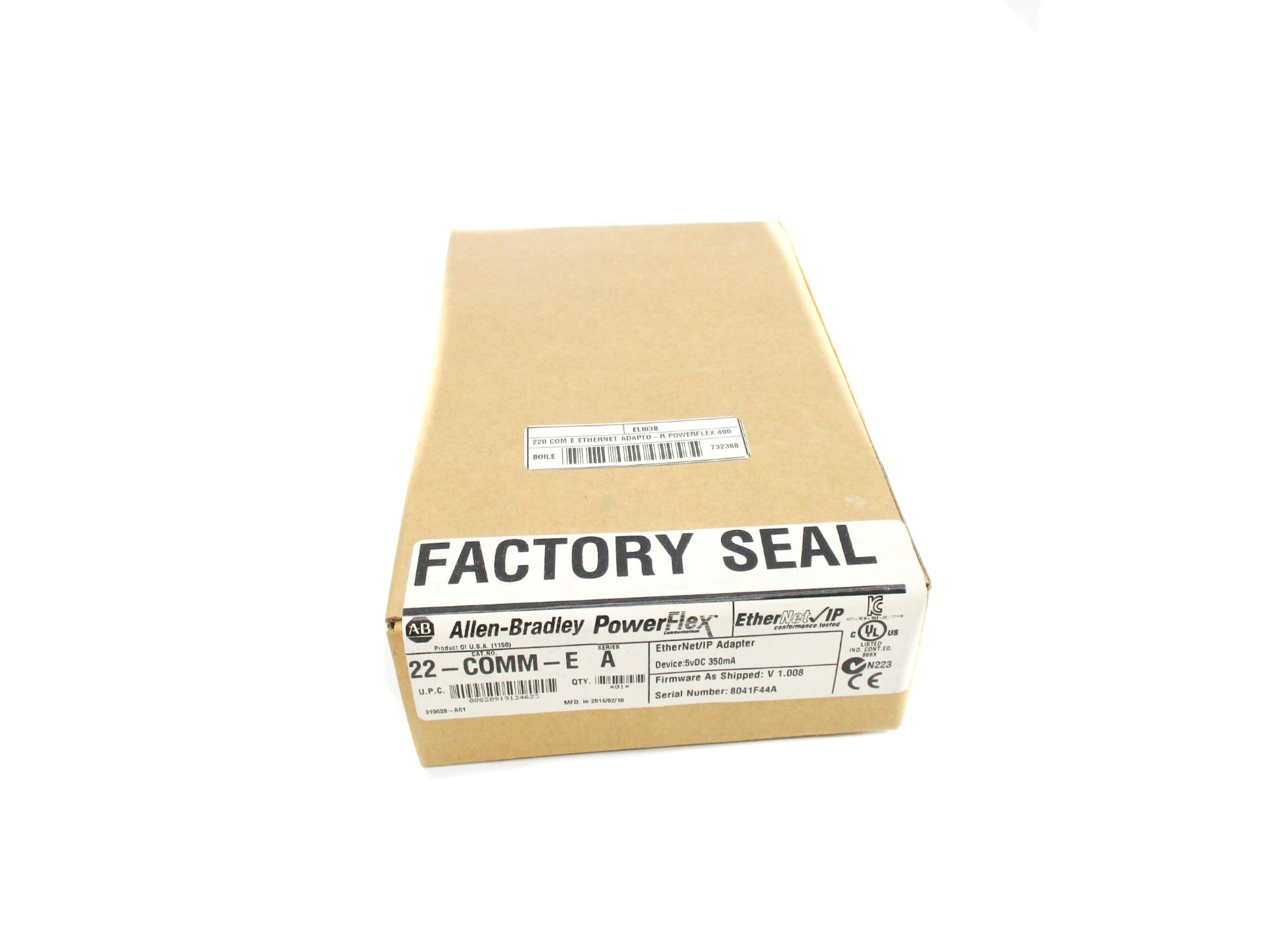 ALLEN BRADLEY 22-COMM-E SER. A F/W V1.008 DATE: 2014 NSFS