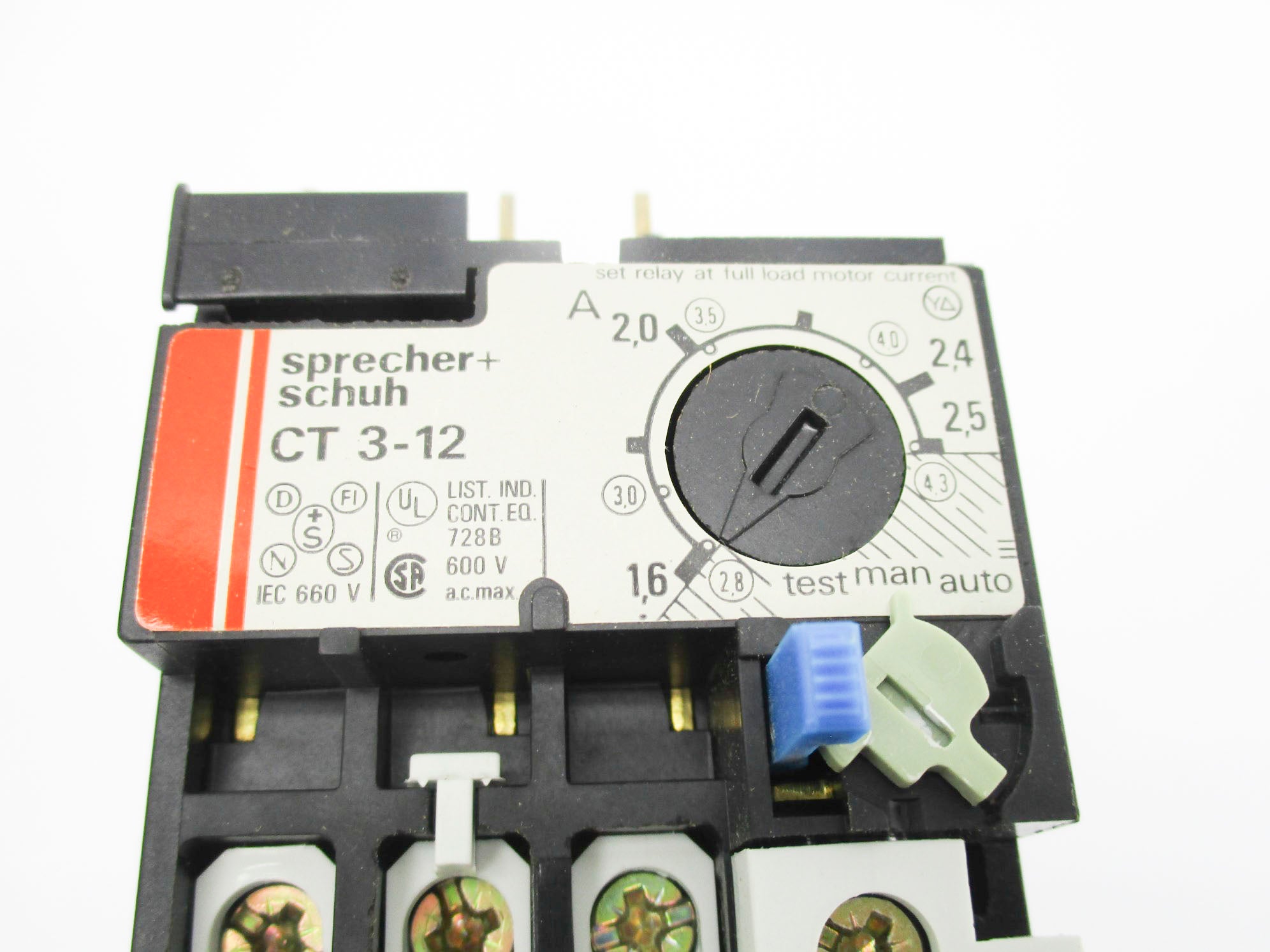 SPRECHER+SCHUH CT3-12 1.6-2.5A 600V NSNP
