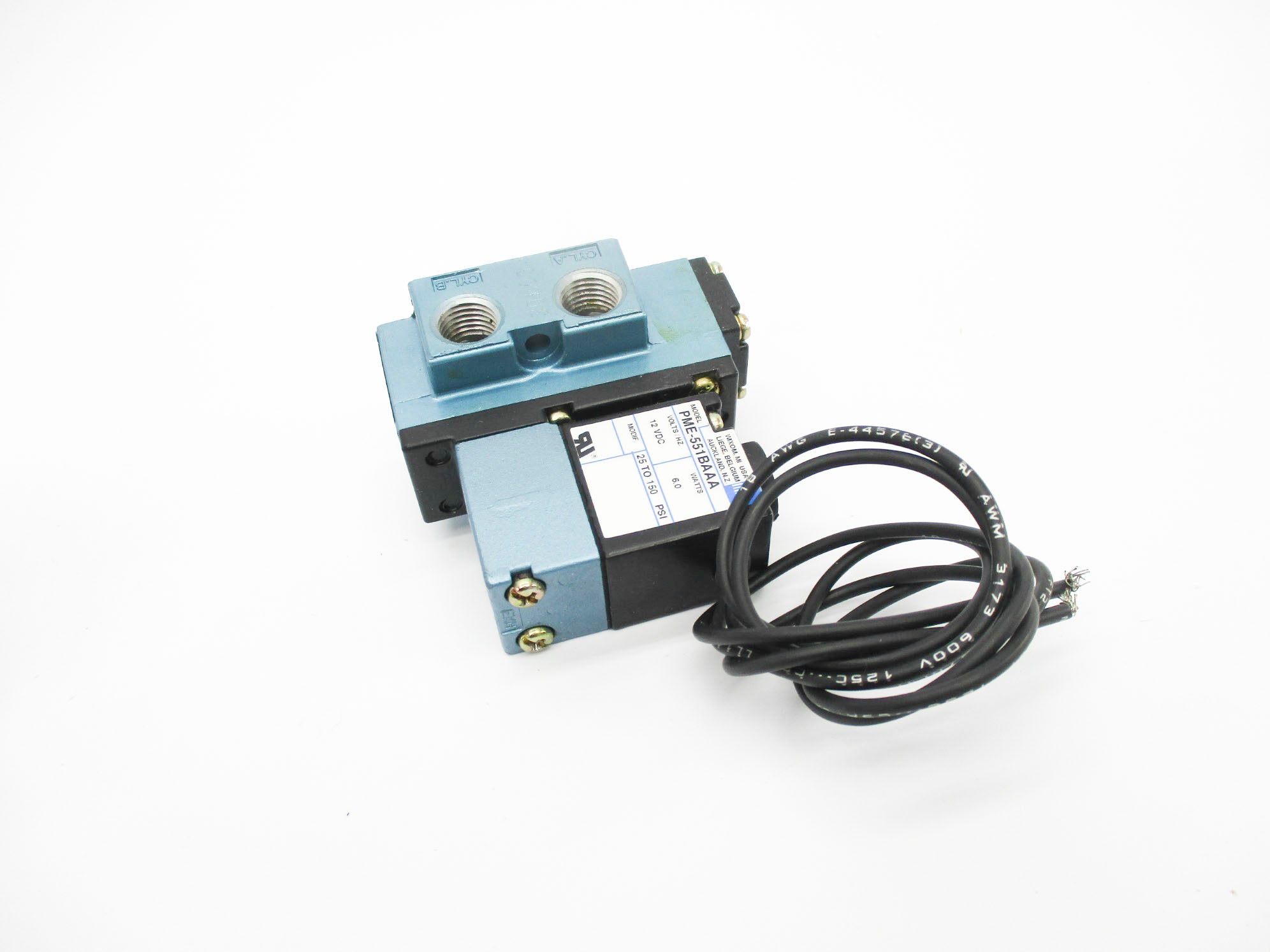 MAC 912B-PM-551BA 12VDC 25-150PSI NSMP
