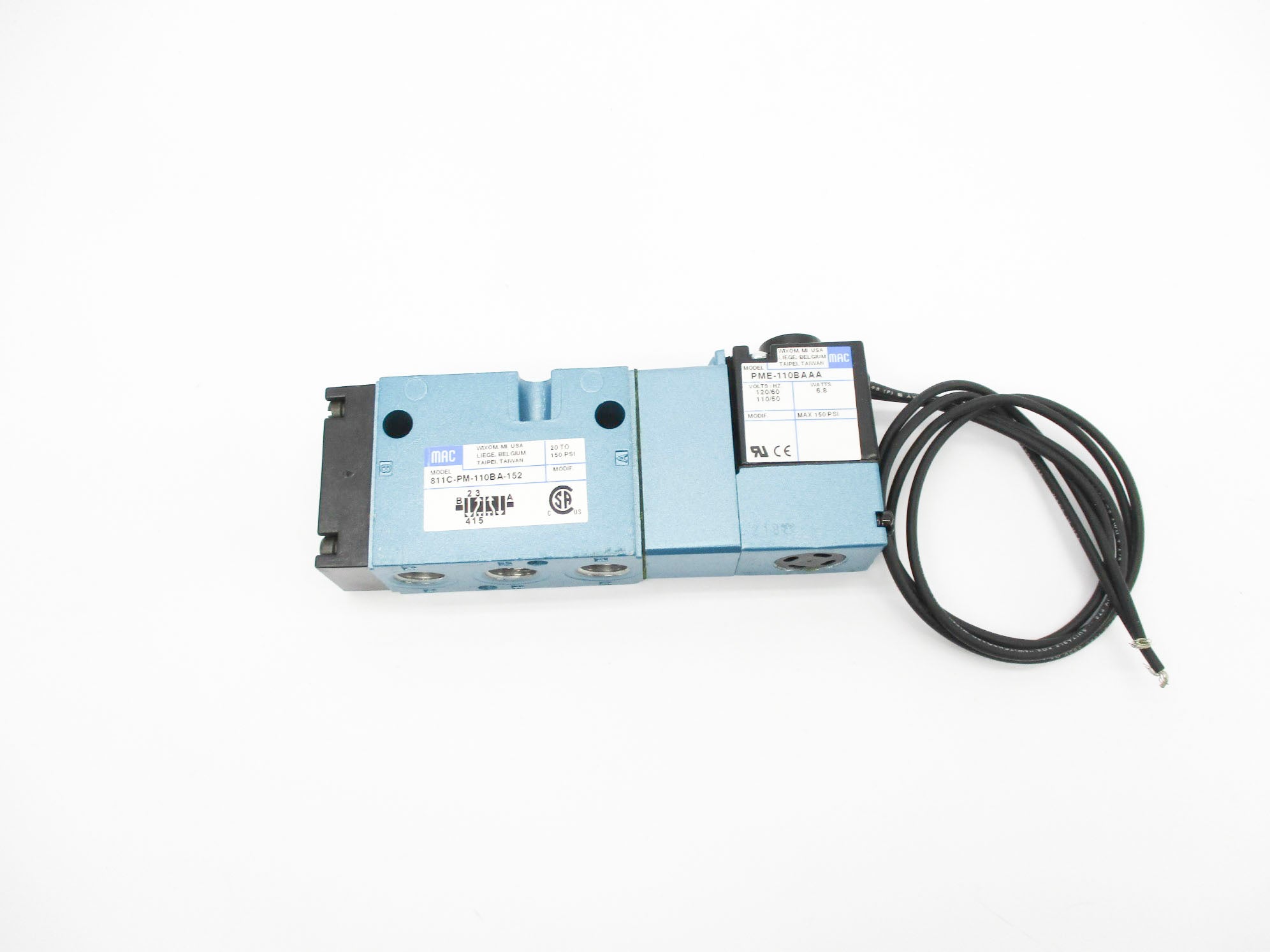 MAC 811C-PM-110BA-152 120/110V 20-120PSI NSMP