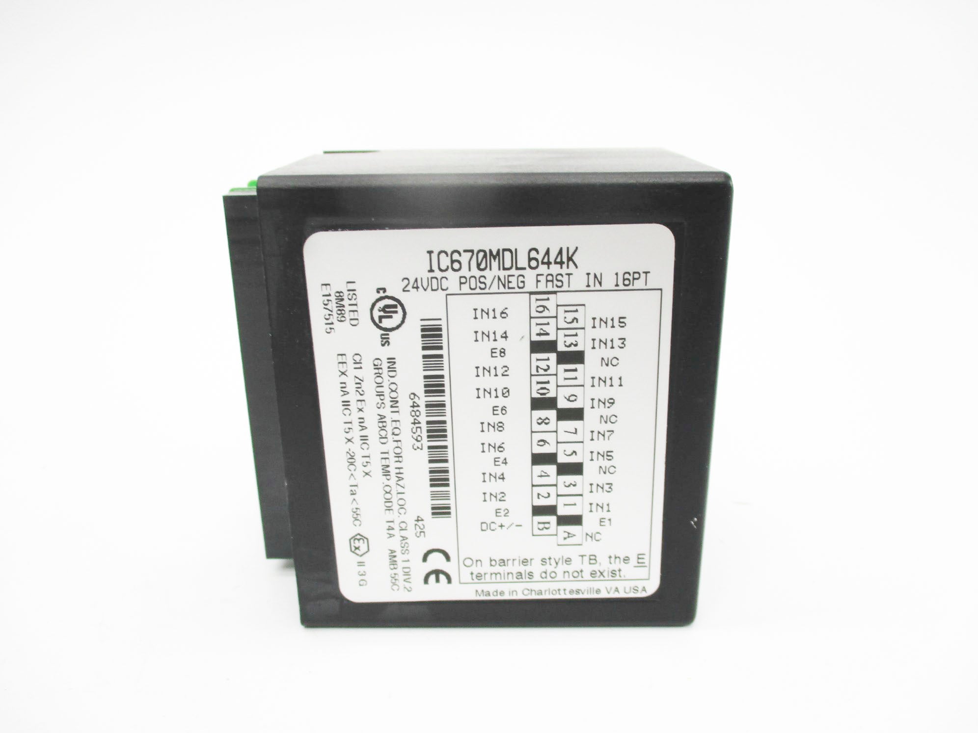 GE FANUC IC670MDL644K NSMP