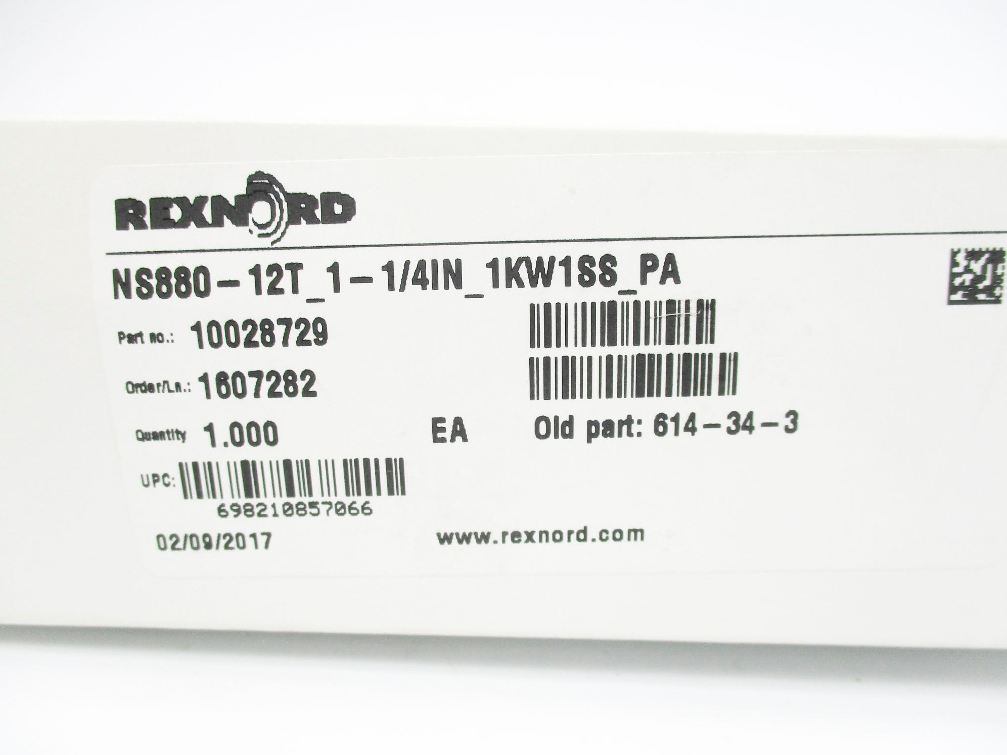 REXNORD NS880-12T_1-1/4IN_1KW1SS_PA NSMP