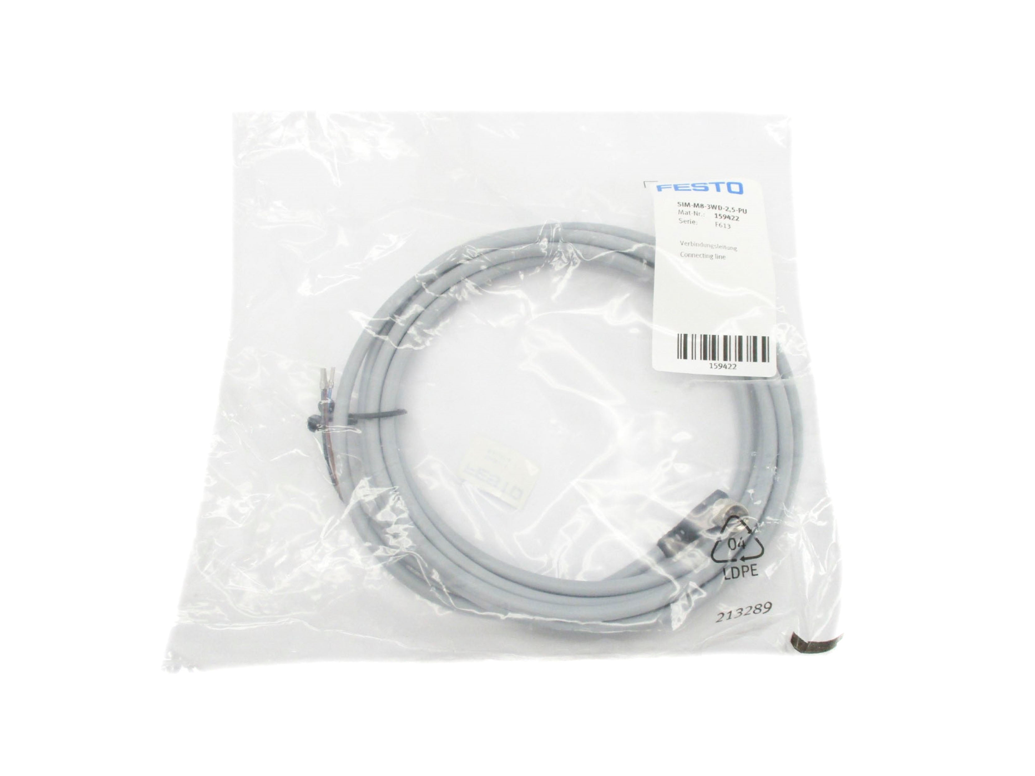 FESTO SIM-M8-3WD-2,5-PU NSMP
