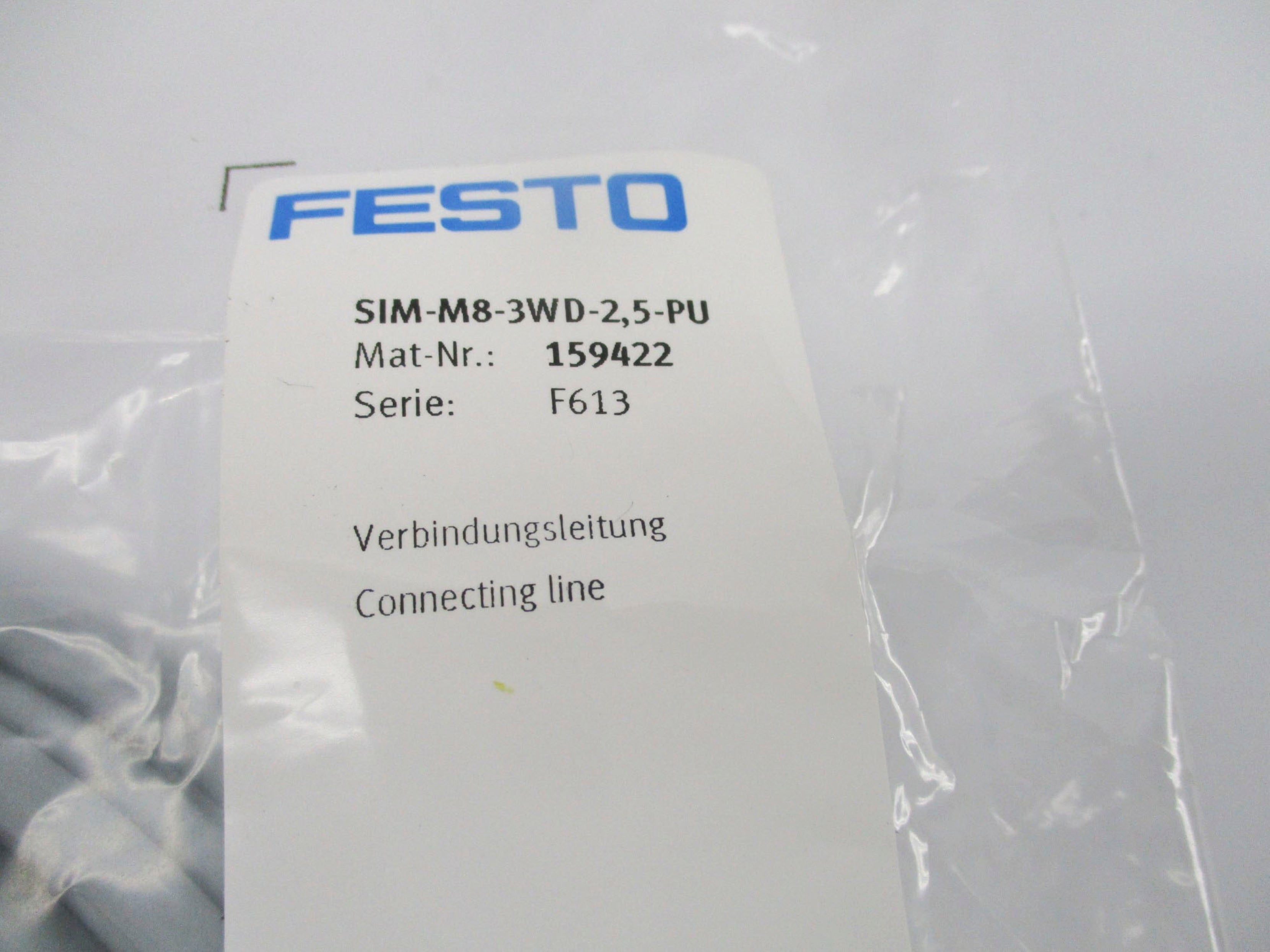 FESTO SIM-M8-3WD-2,5-PU NSMP