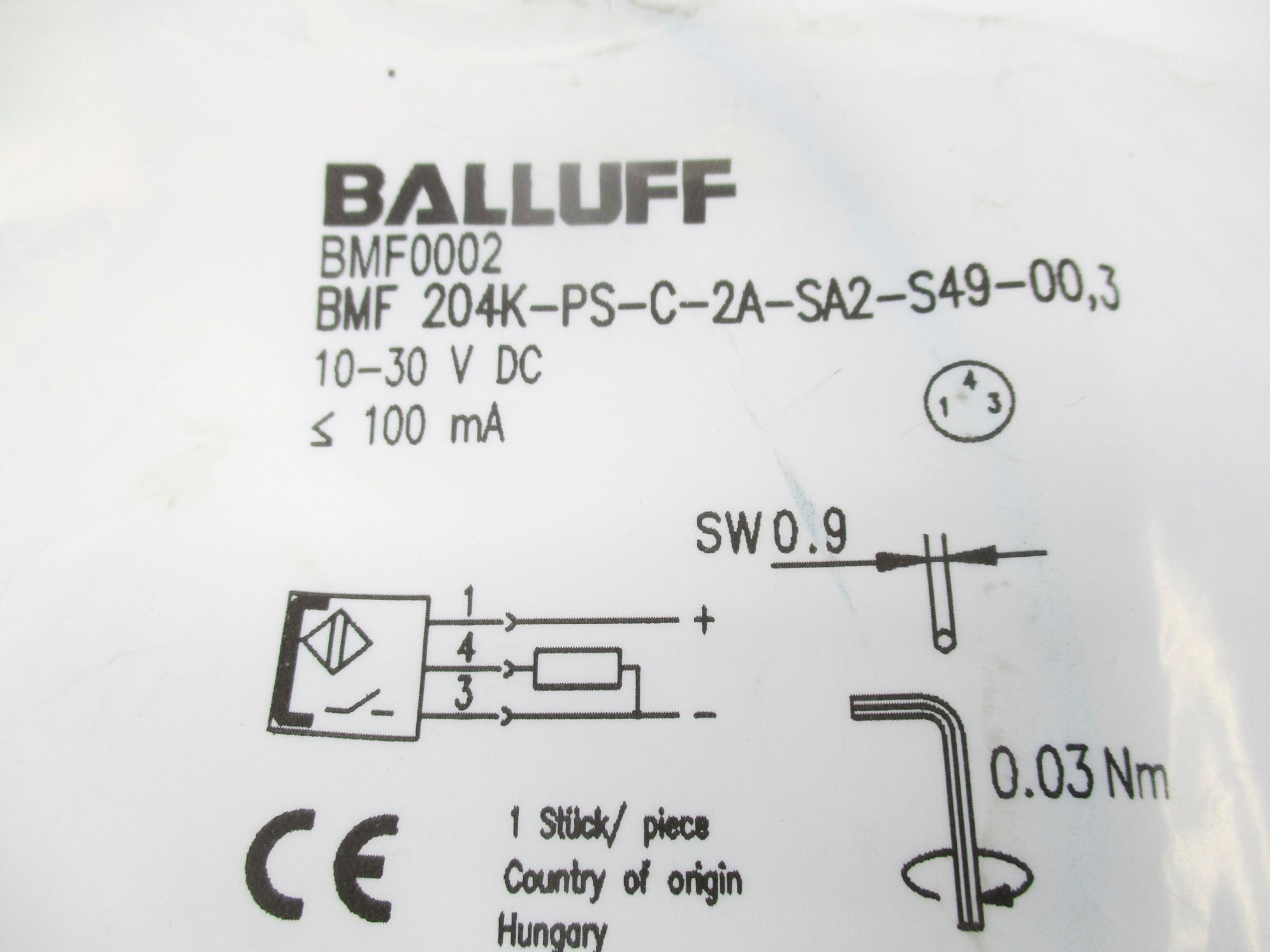 BALLUFF BMF0002 NSMP