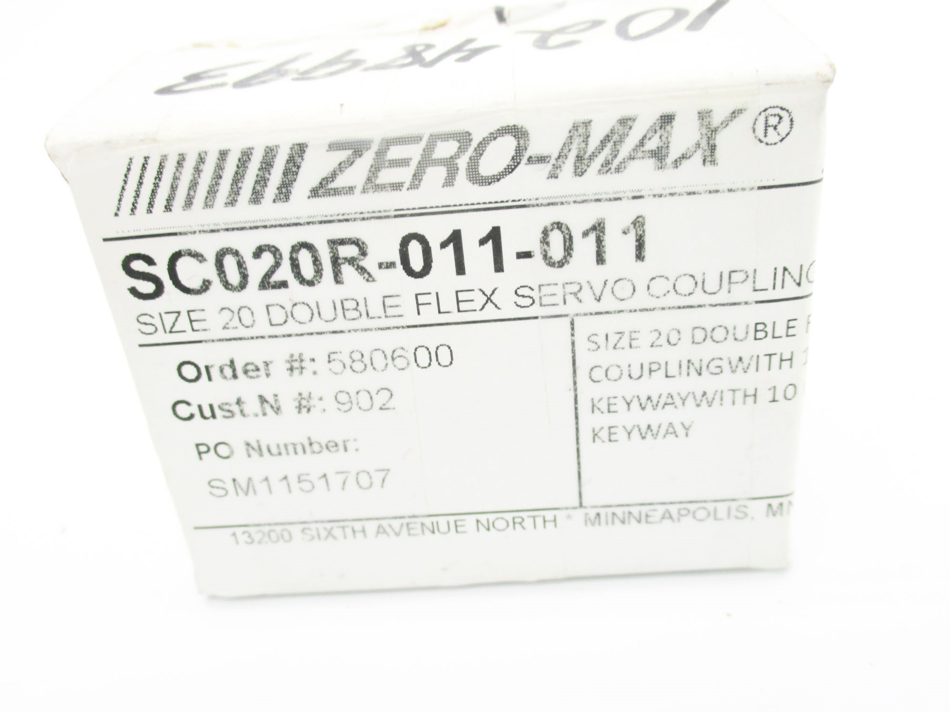 ZERO-MAX SC020R-011-011 NSMP