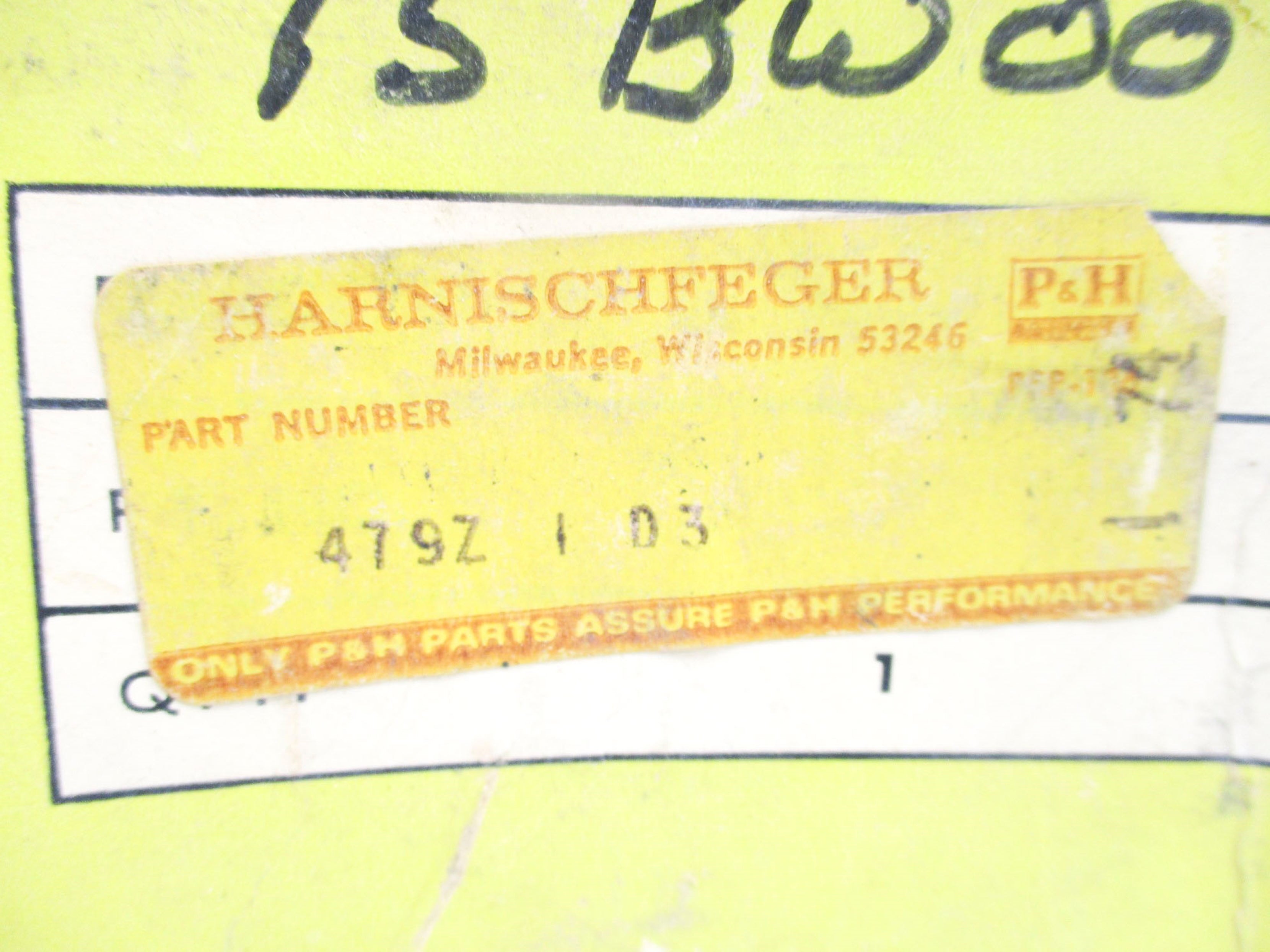 HARNISCHFEGER 479Z1D3 24V NSMP