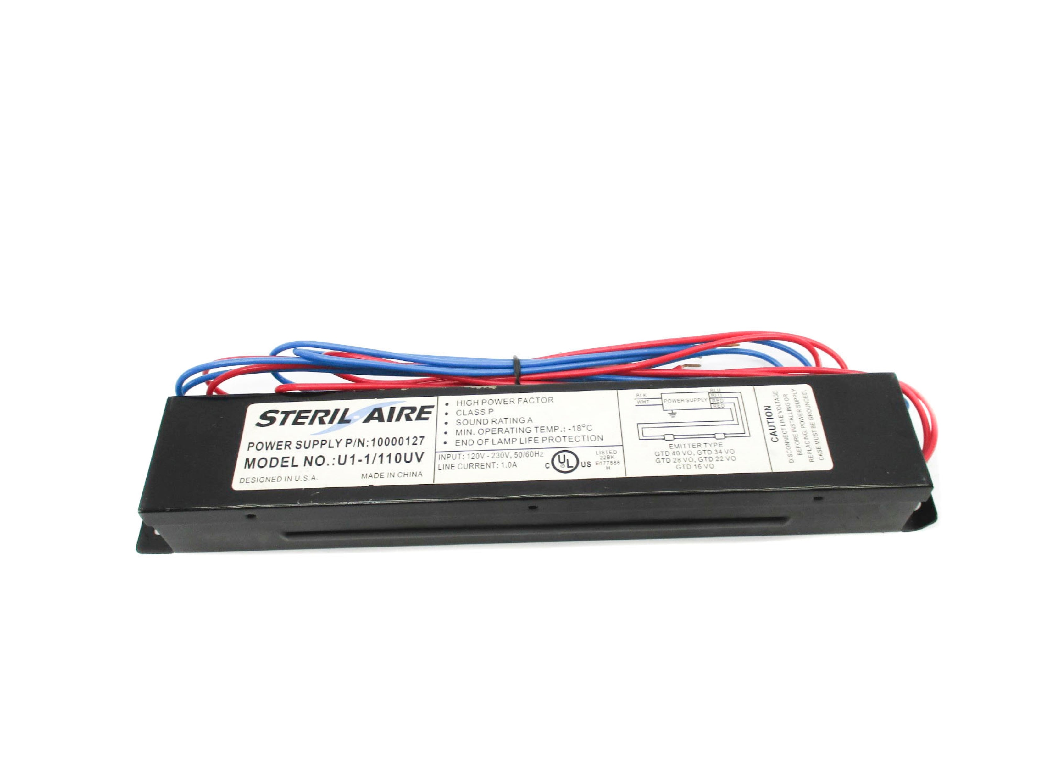 STERIL AIRE 10000127  U1-1/110UV NSNP