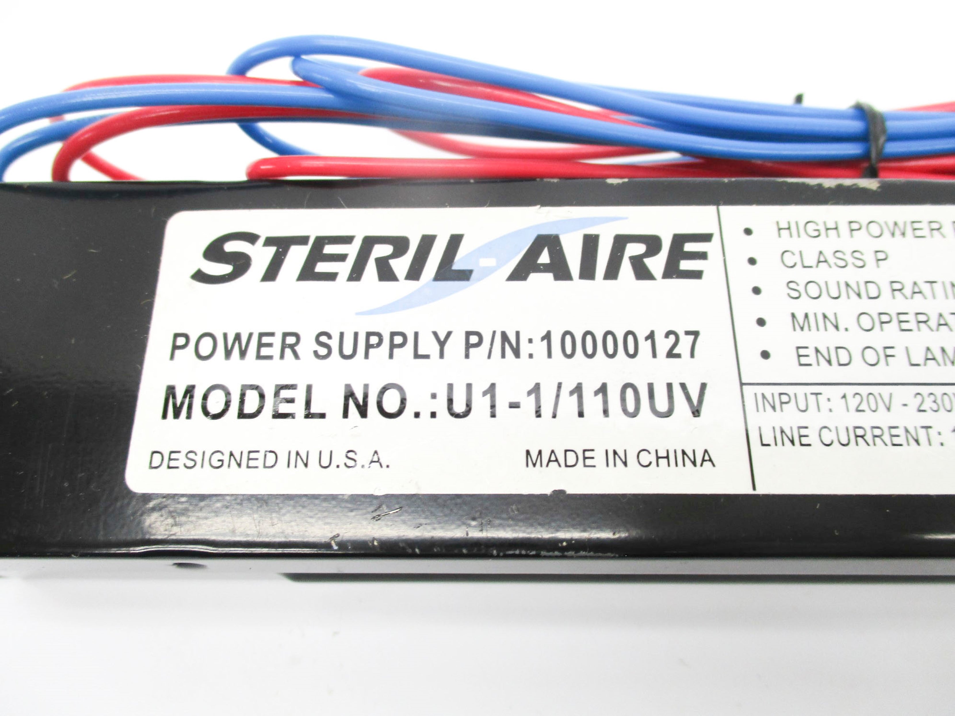 STERIL AIRE 10000127  U1-1/110UV NSNP