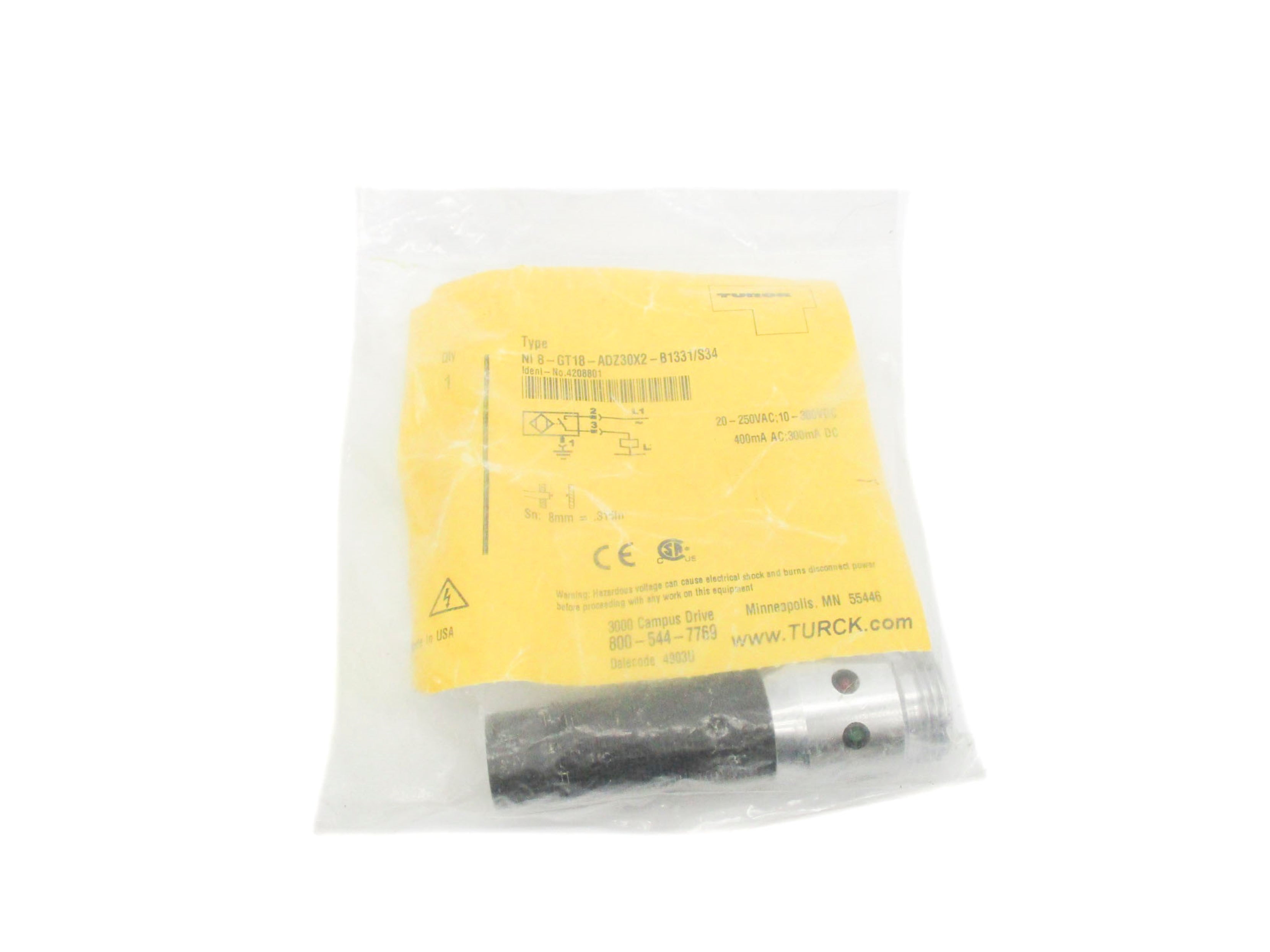 TURCK NI8-GT18-ADZ30X2-B1331/S34 NSMP