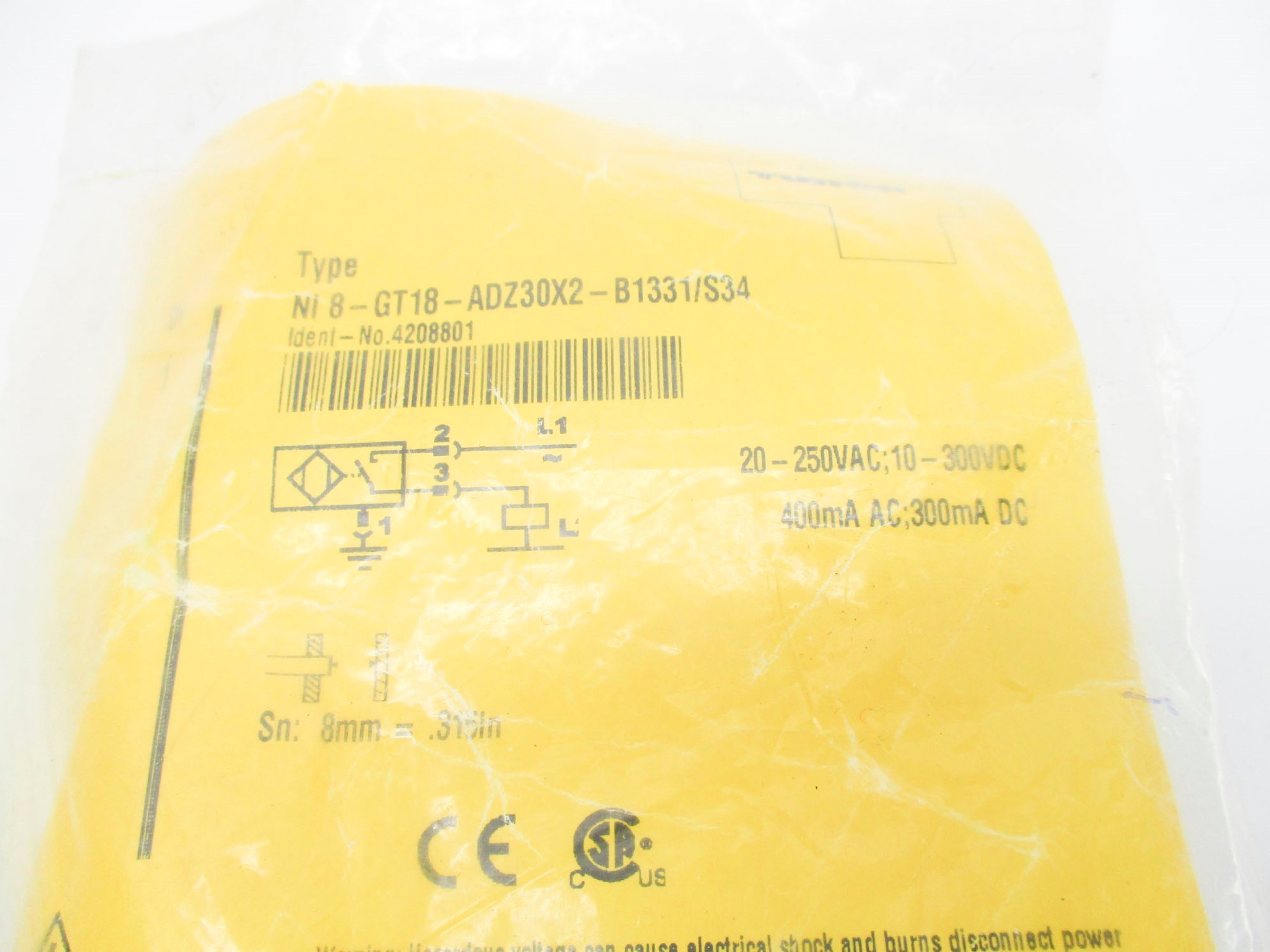 TURCK NI8-GT18-ADZ30X2-B1331/S34 NSMP