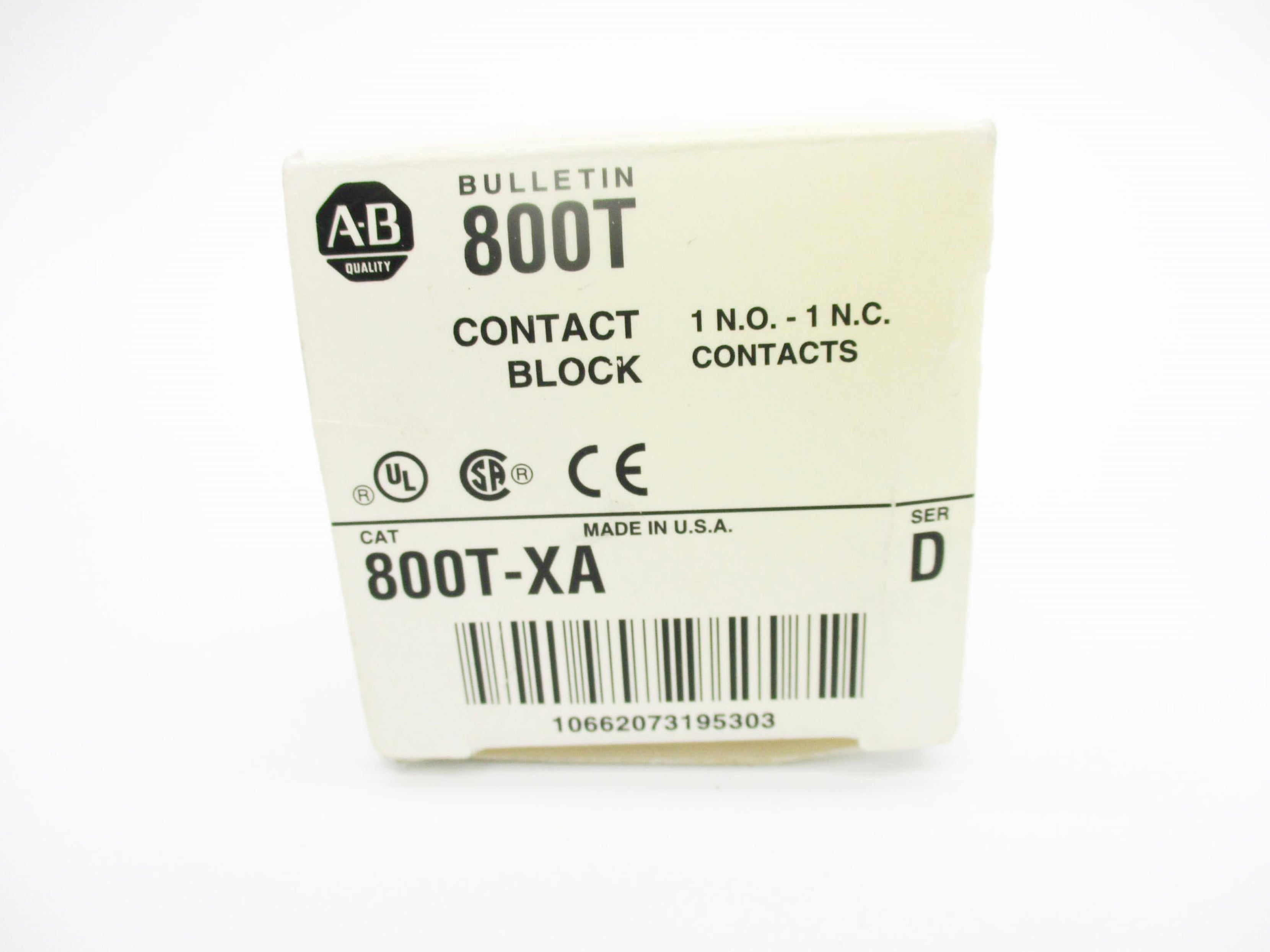 INDUSTRIAL SPARE PART 800T-XA SER. D (WH) NSMP