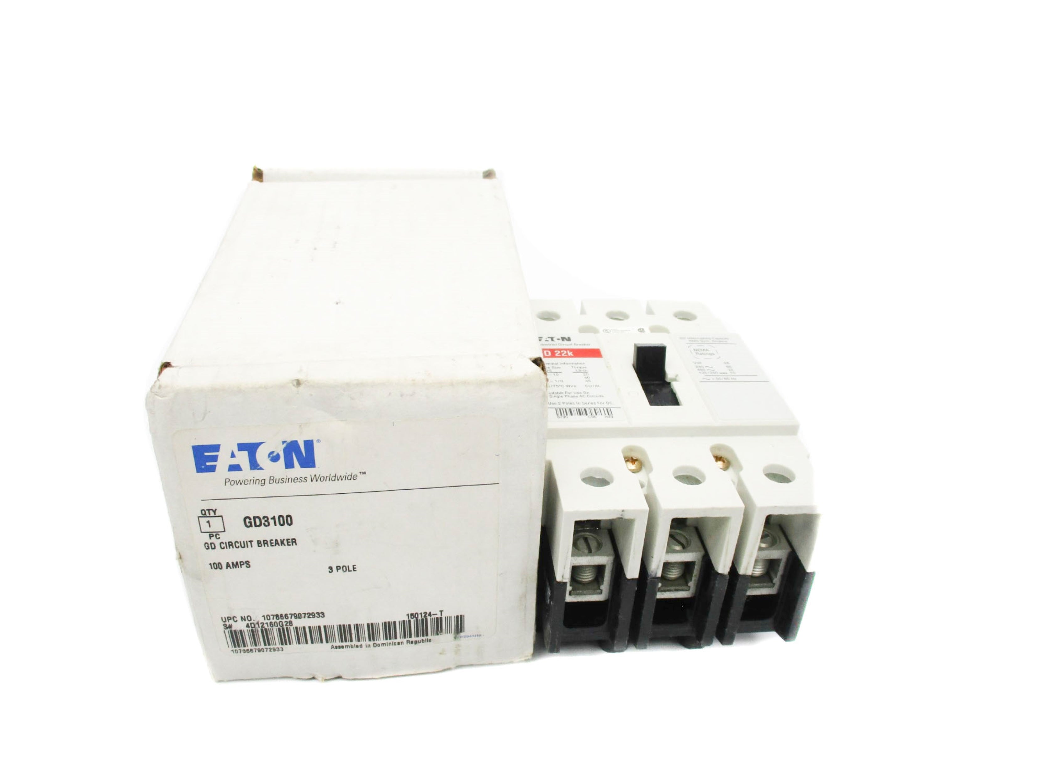EATON GD3100 100A 480V NSMP