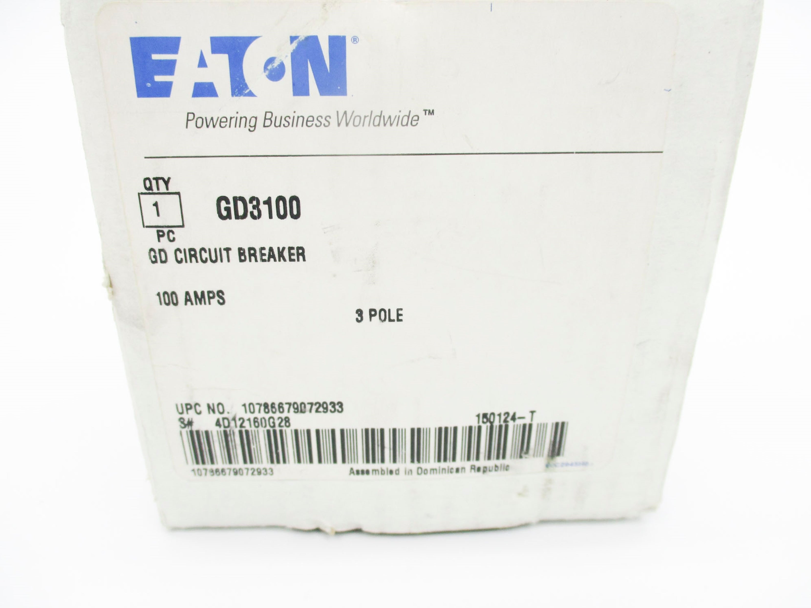 EATON GD3100 100A 480V NSMP