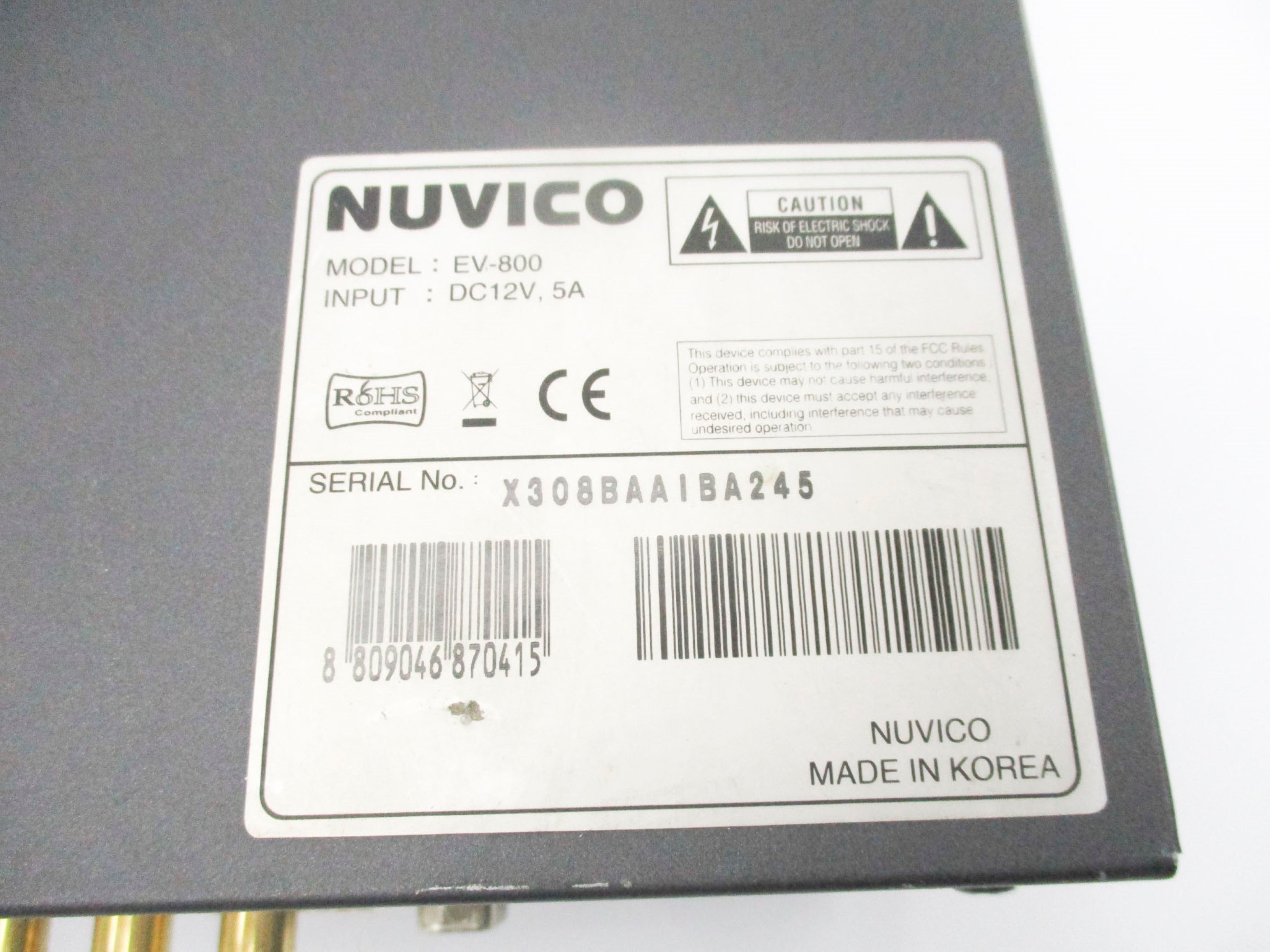 NUVICO EV-800 NSNP