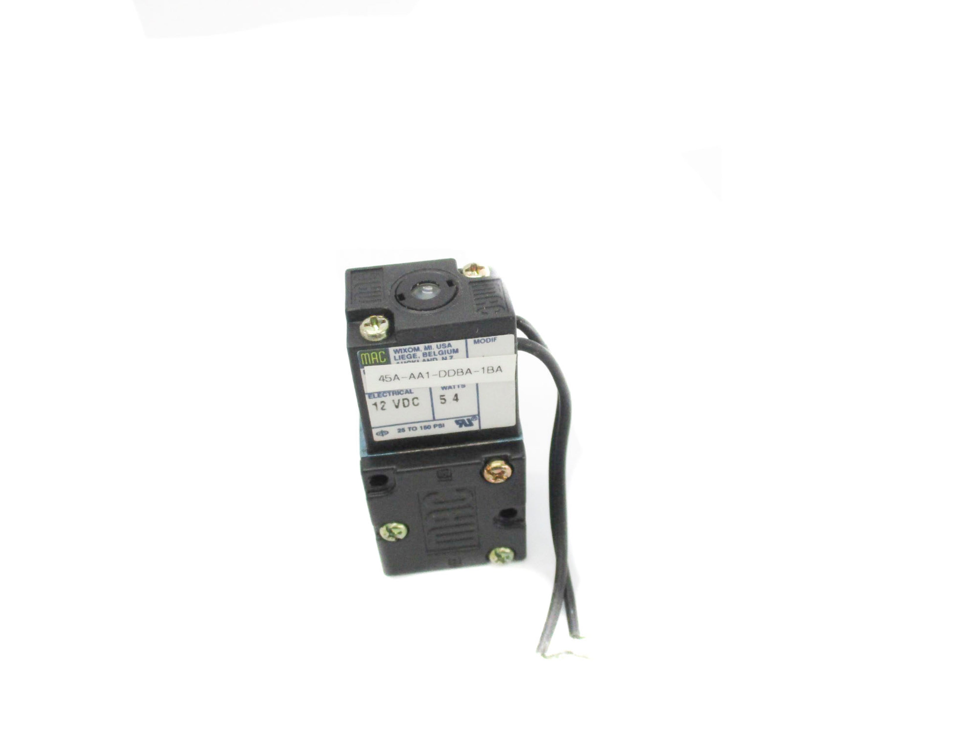 MAC 45A-AA1-DDBA-1BA 12V 25-150PSI NSNP