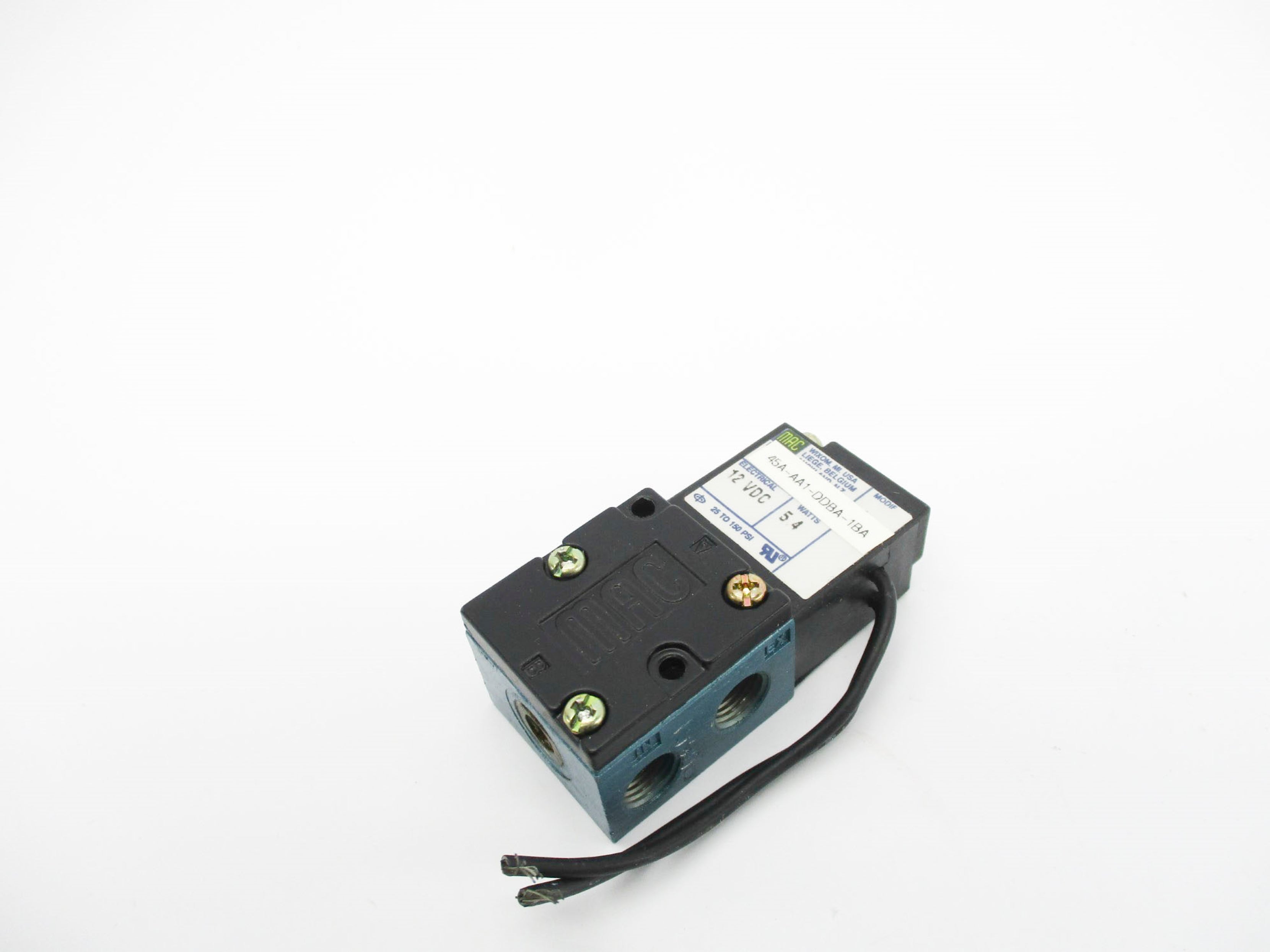 MAC 45A-AA1-DDBA-1BA 12V 25-150PSI NSNP