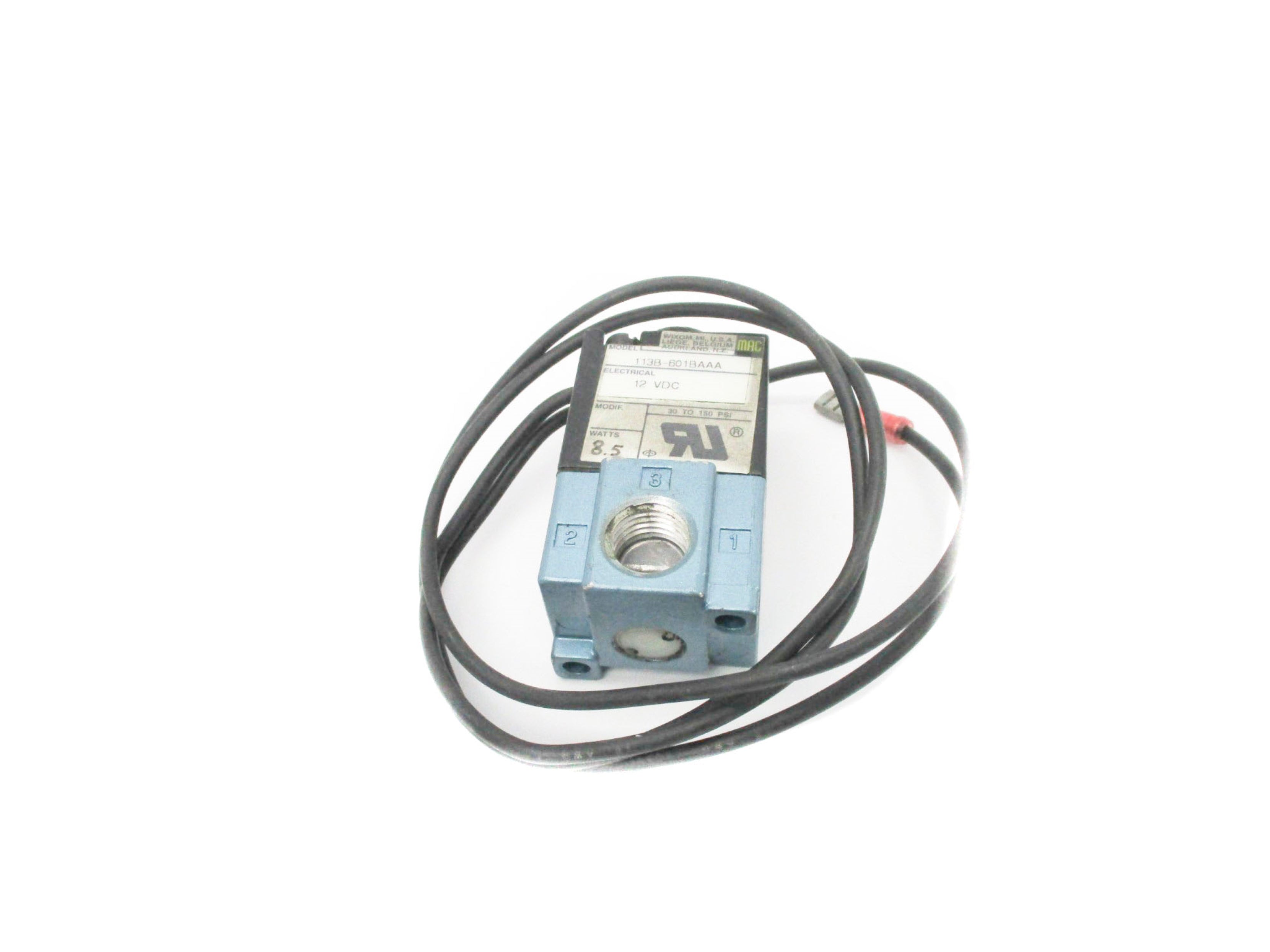 MAC 113B-601BAAA 12V 30-150PSI UNMP