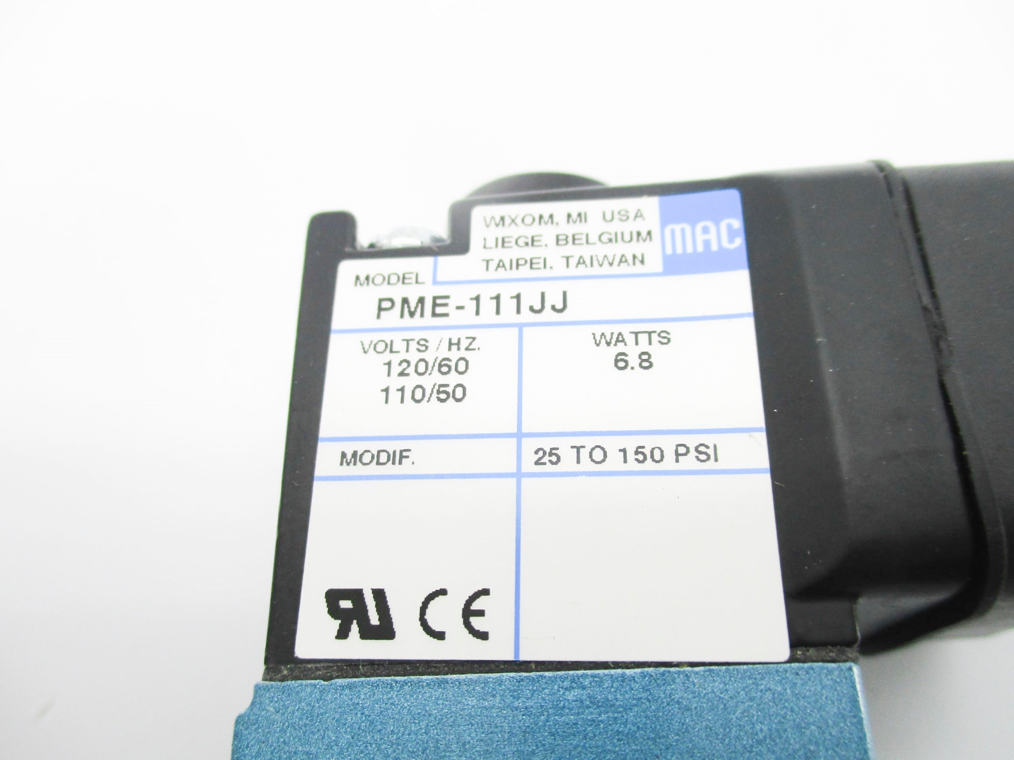 MAC PME-111JJ 120/110V 25-150PSI NSNP