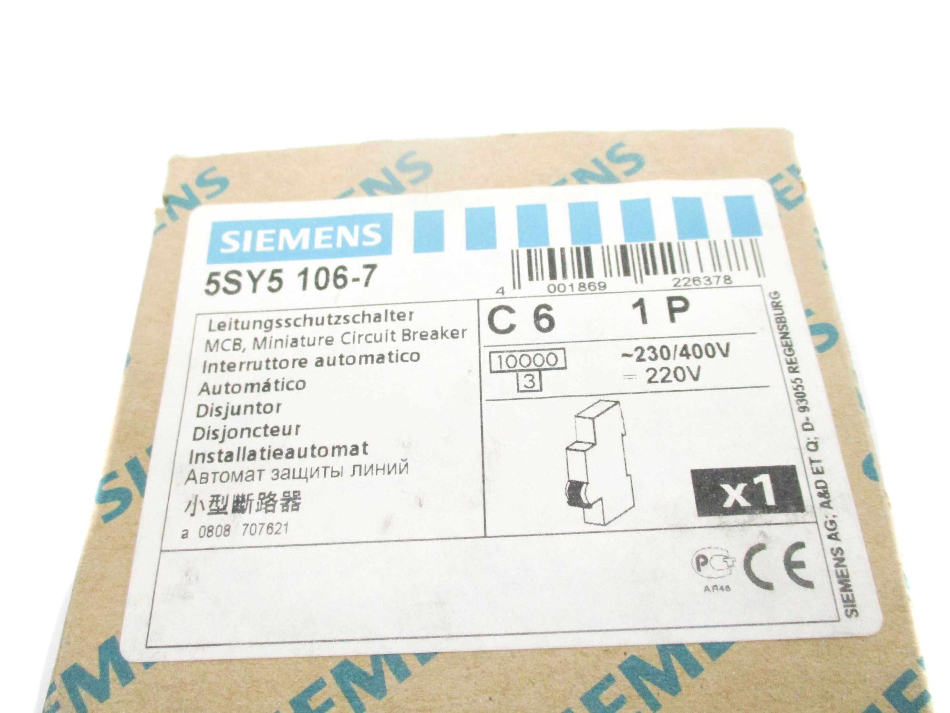 SIEMENS 5SY5106-7 220V NSMP