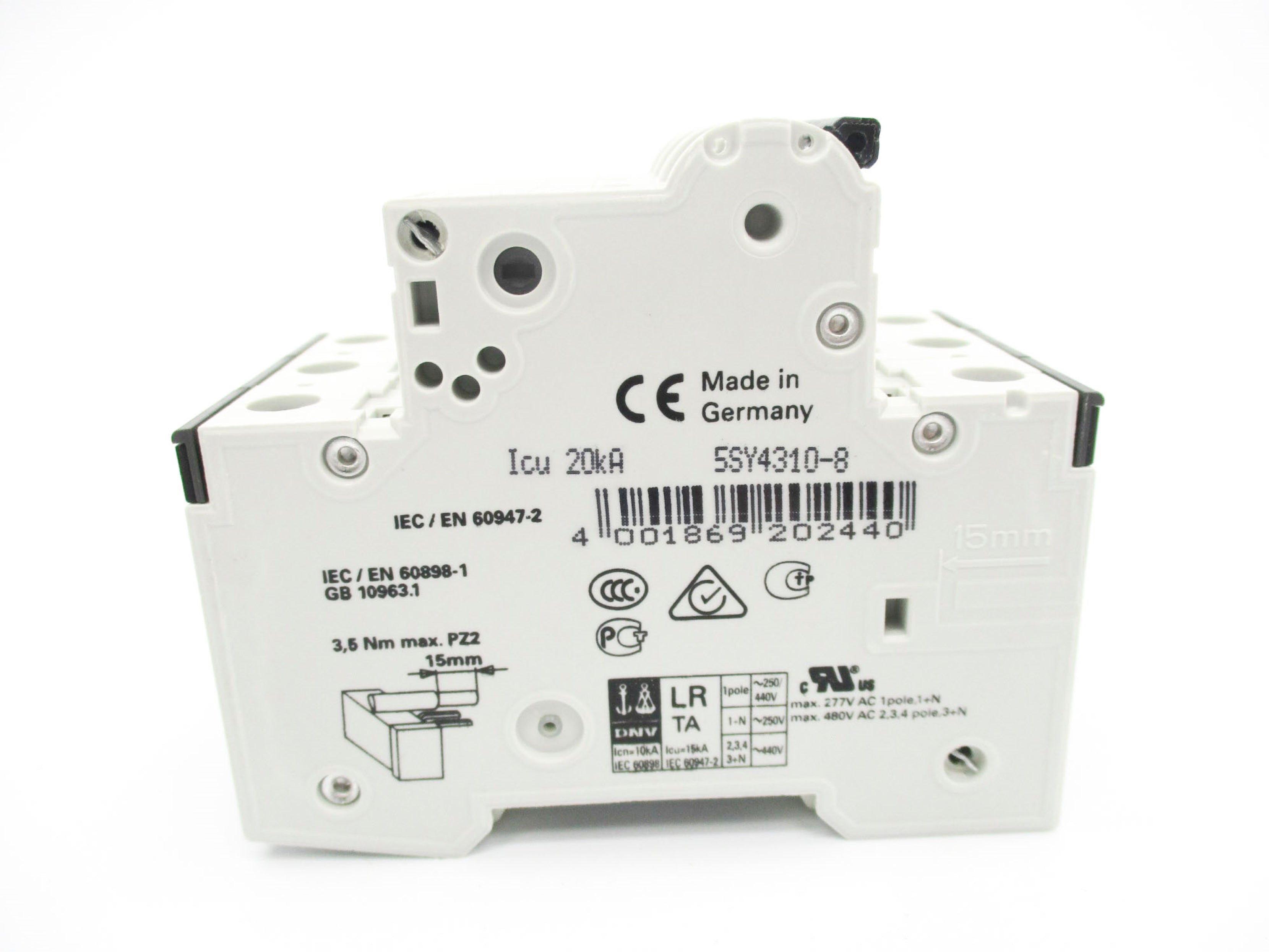 SIEMENS 5SY4310-8 400V NSMP