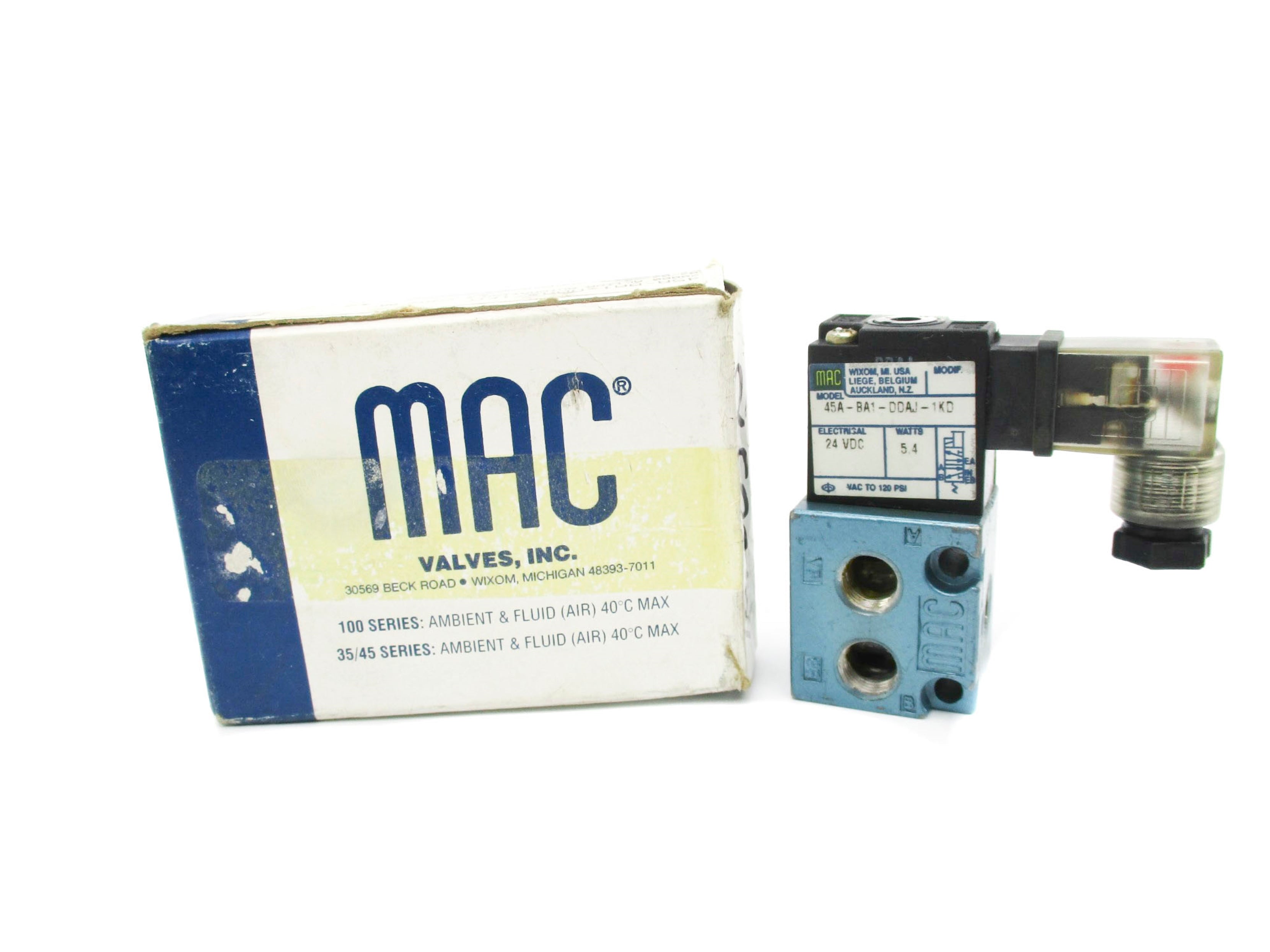 MAC 45A-BA1-DDAJ-1KD 24V 120PSI NSMP