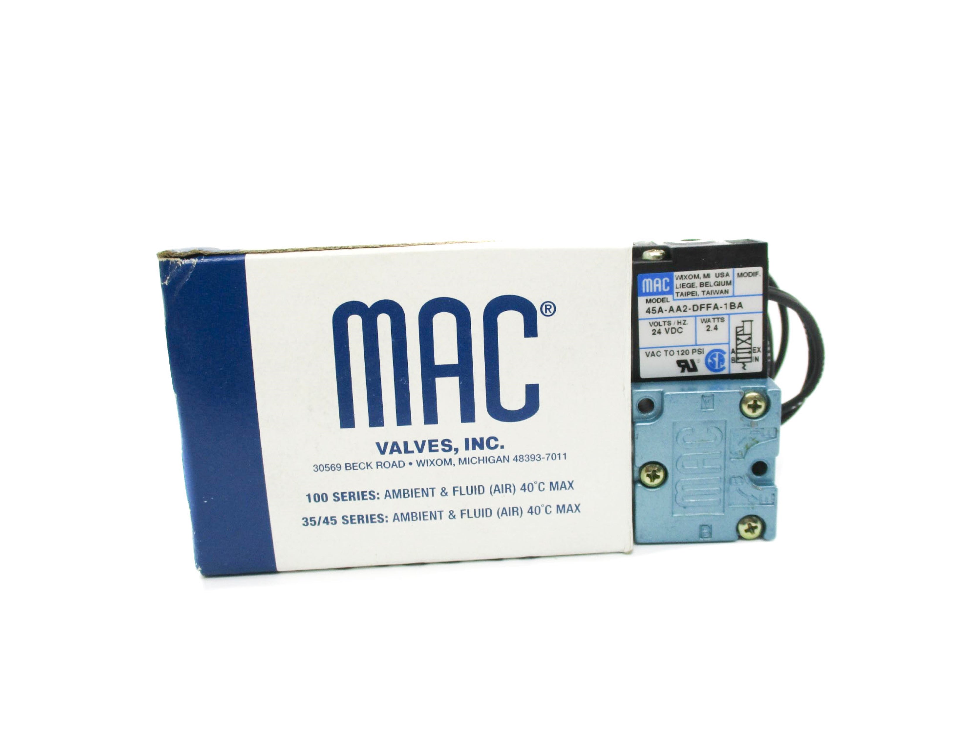 MAC 45A-AA2-DFFA-1BA 24V 120PSI NSMP