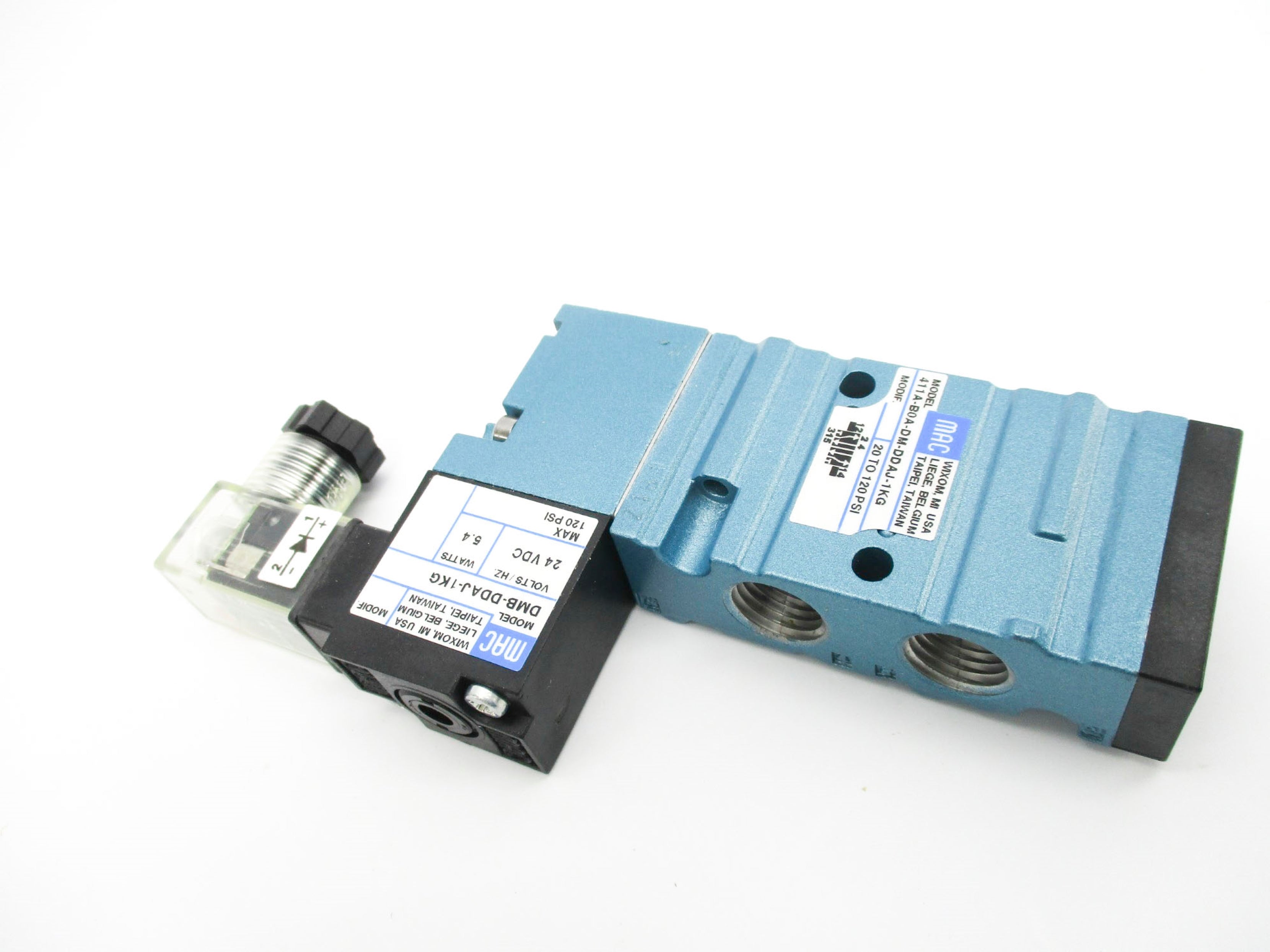 MAC 411A-B0A-DM-DDAJ-1KG 24V 20-120PSI NSMP