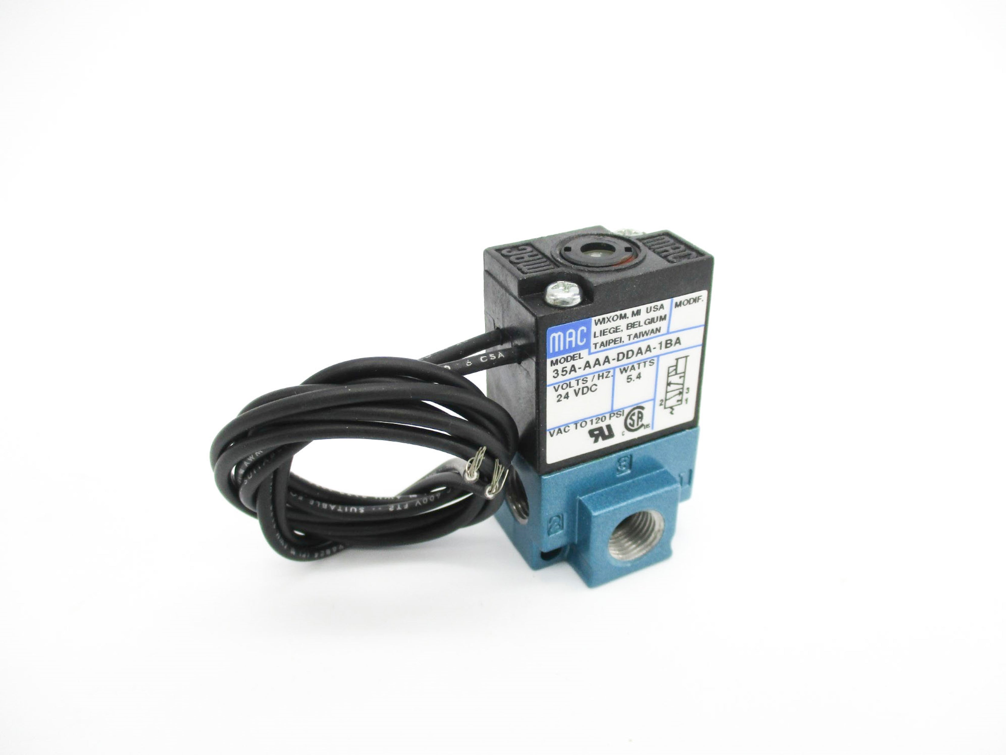 MAC 35A-AAA-DDAA-1BA 24V 120PSI NSMP