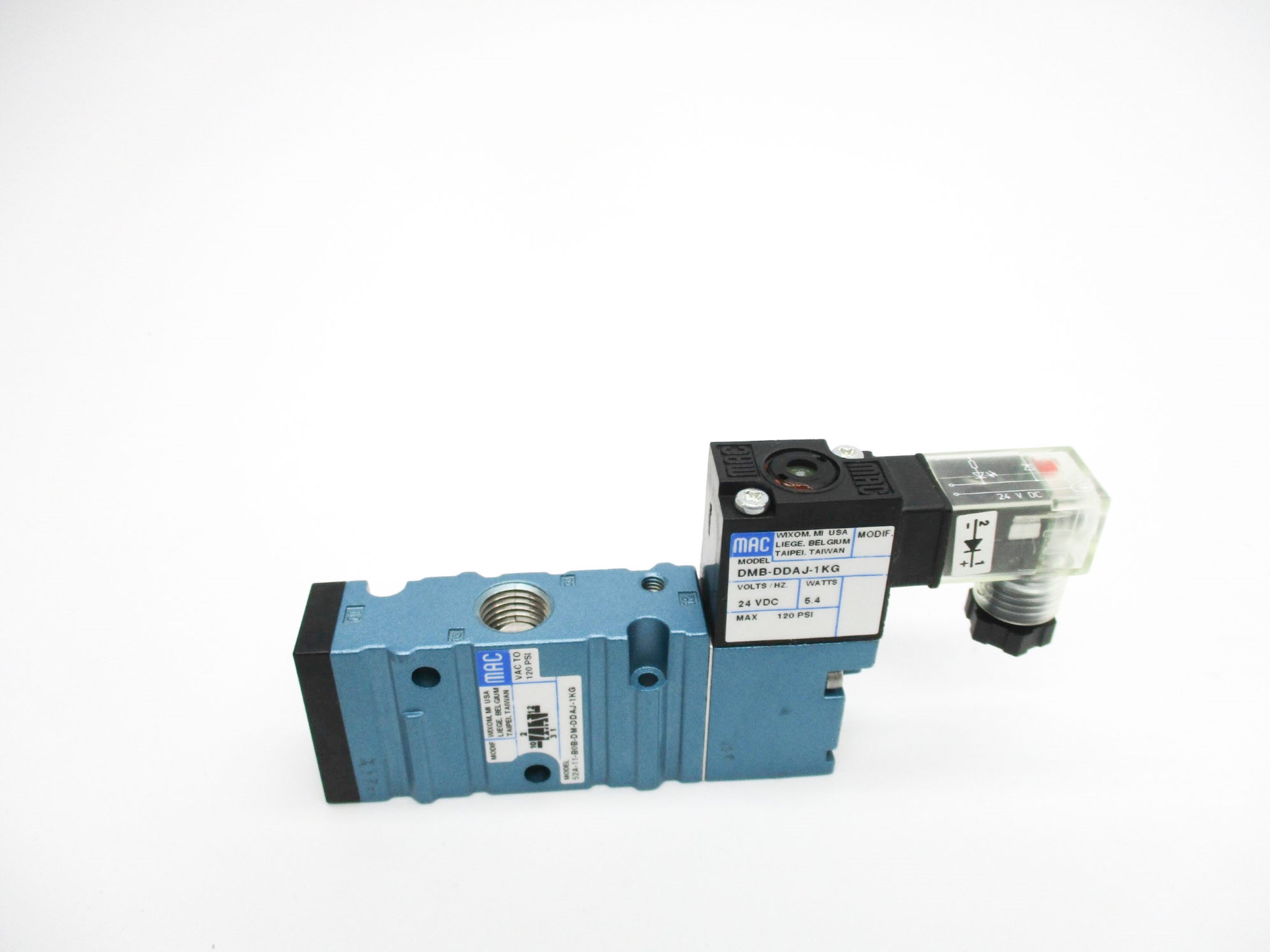 MAC 52A-11-B0B-DM-DDAJ-1KG 24V 120PSI NSMP