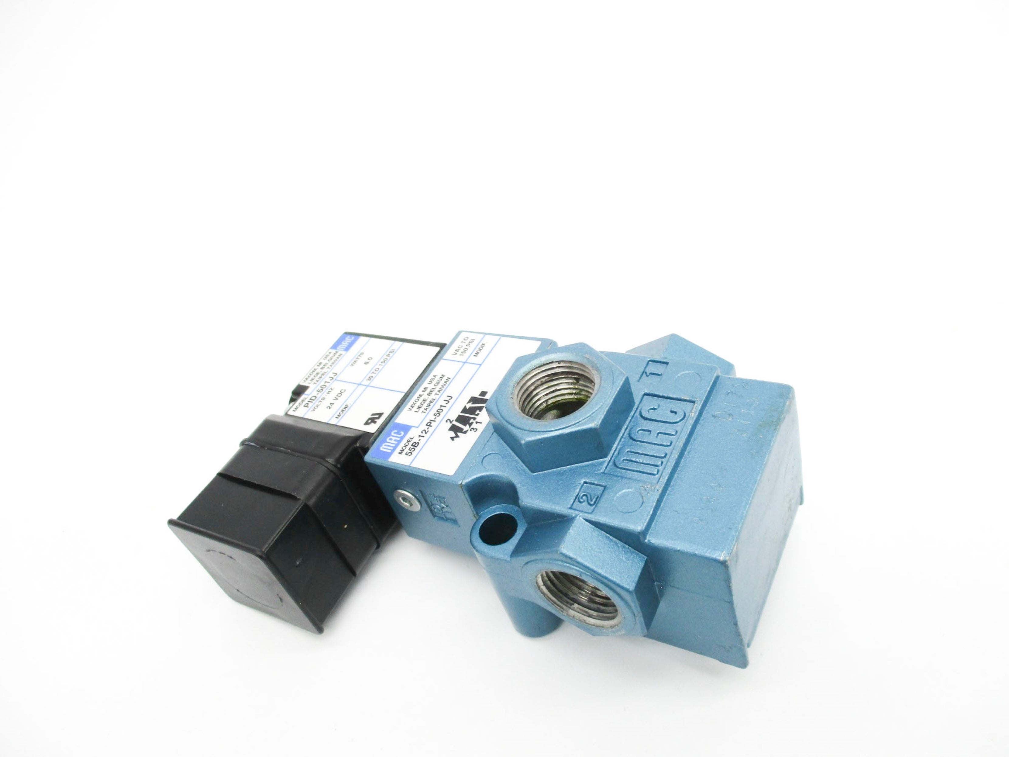 MAC 55B-12-PI-501JJ 24V 30-150PSI NSMP