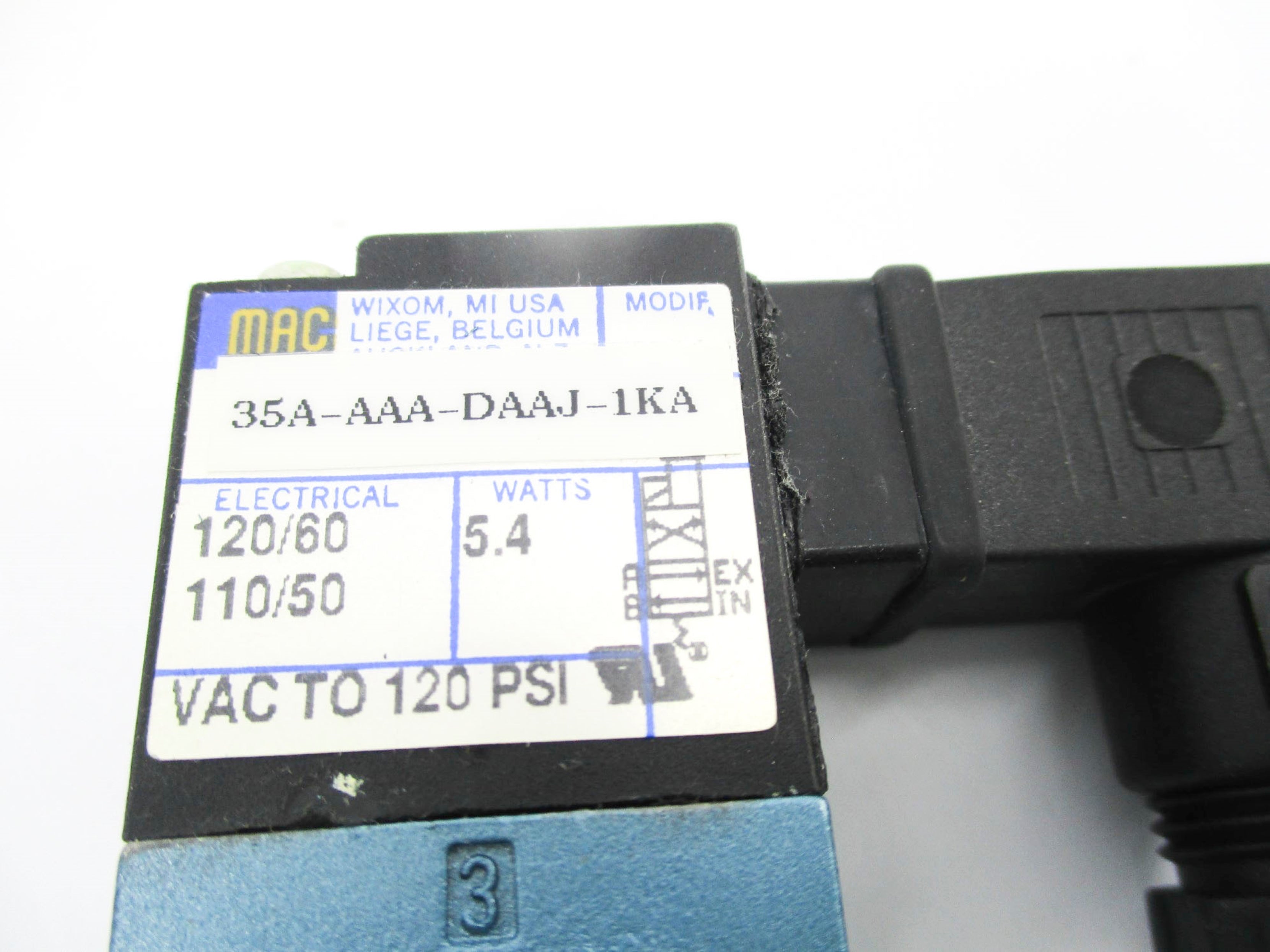 MAC 35A-AAA-DAAJ-1KA 120/110V 120PSI NSNP