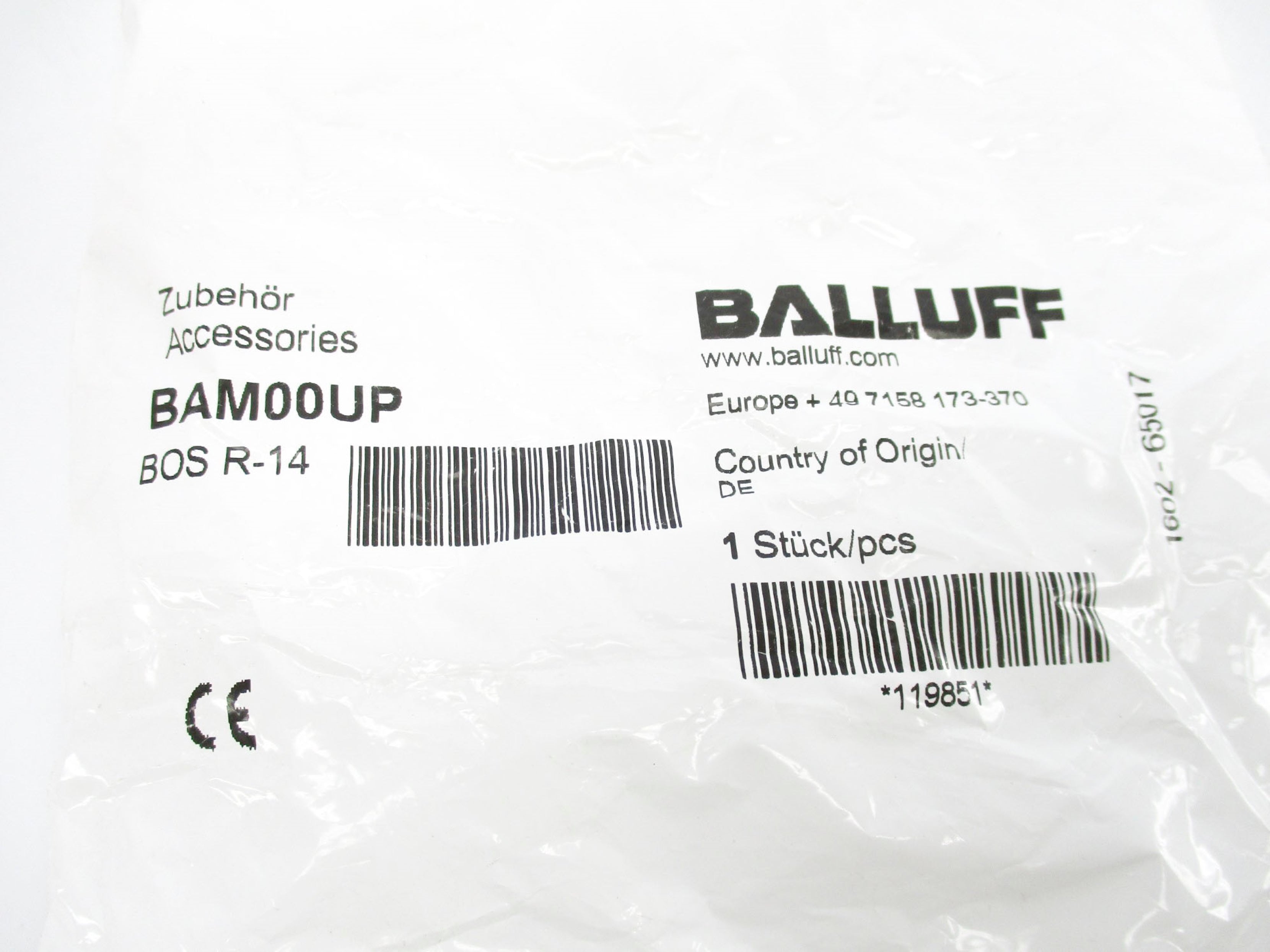 BALLUFF BAM00UP NSMP