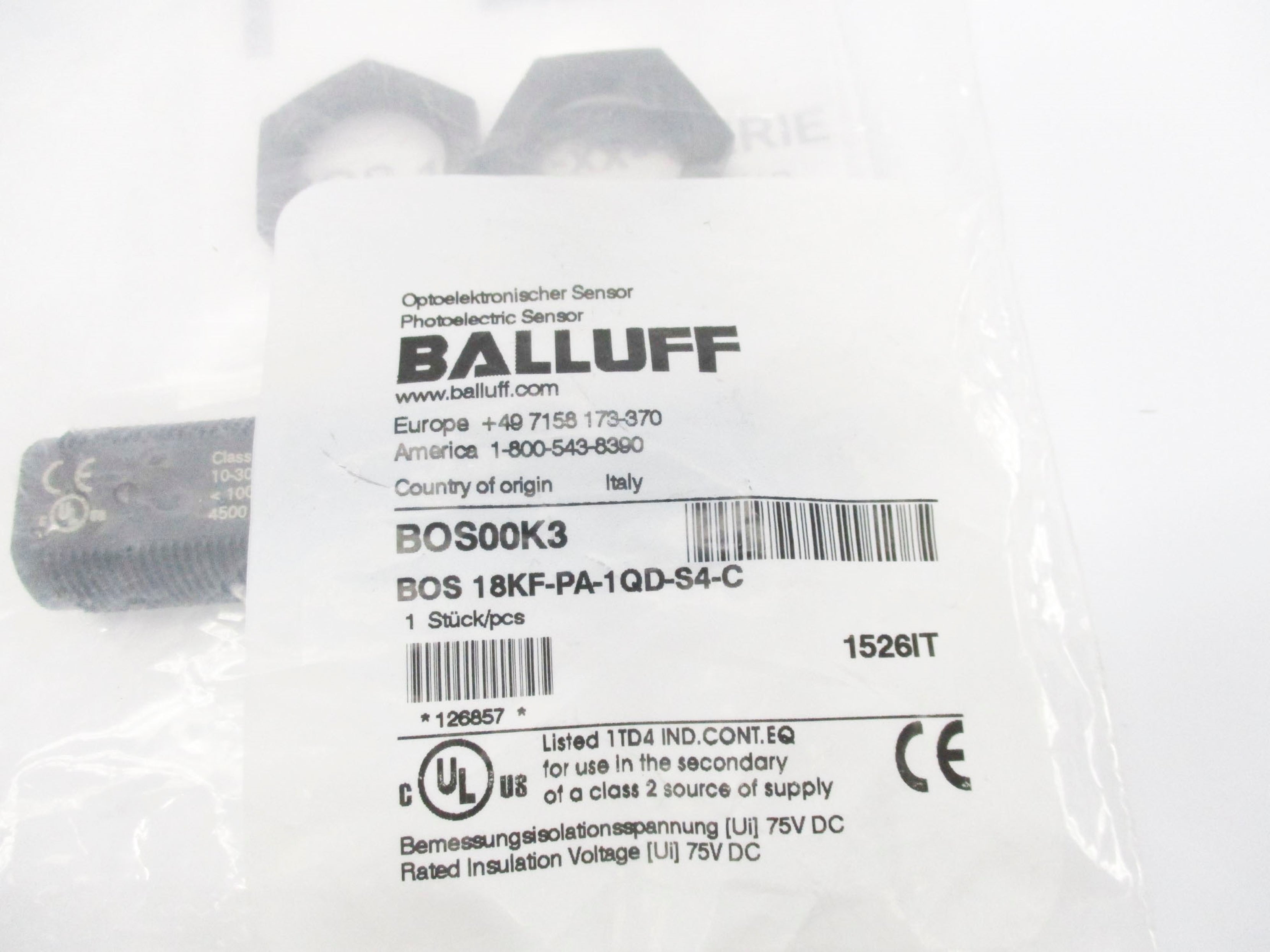 BALLUFF BOS00K3 NSMP