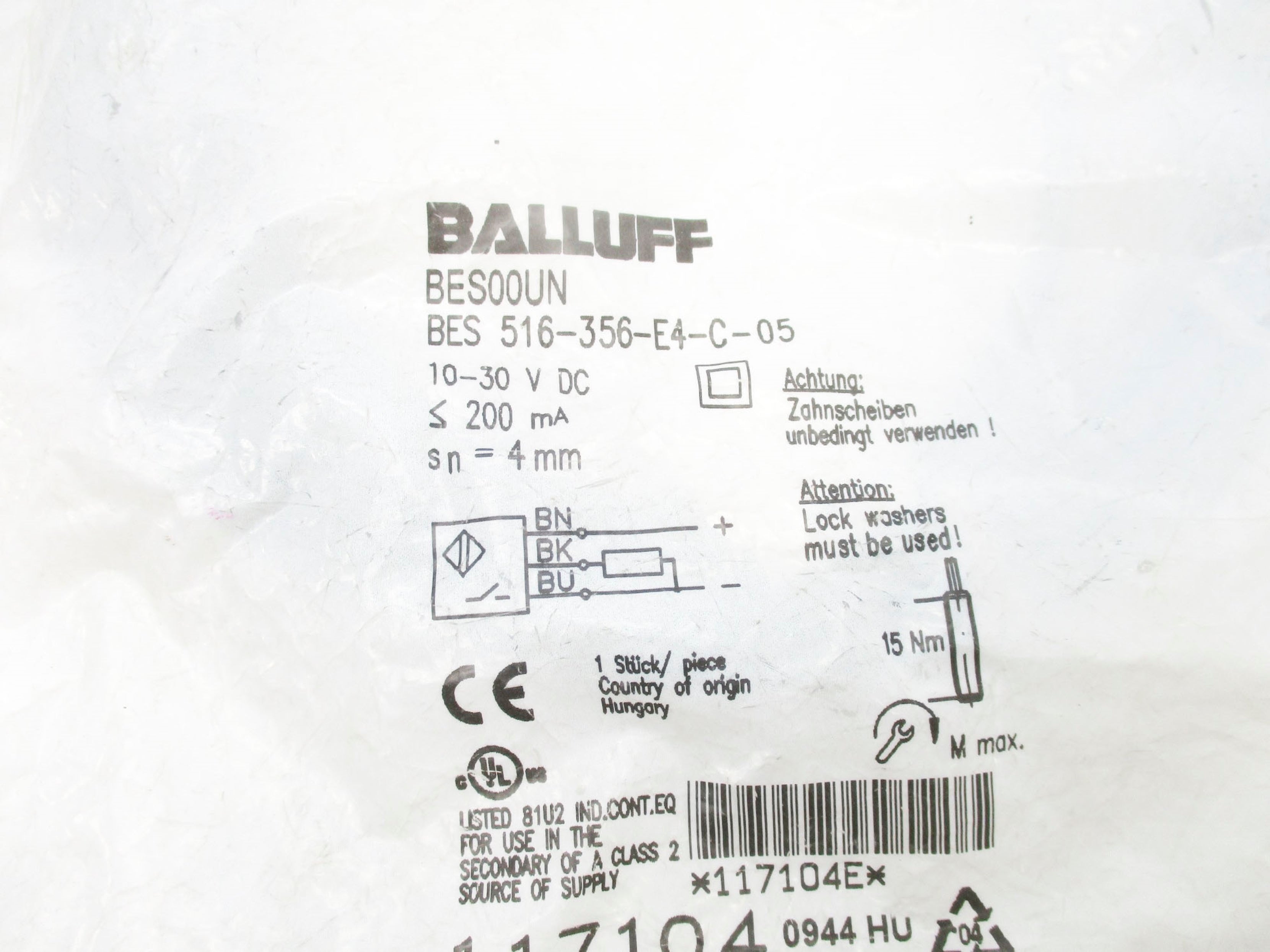 BALLUFF BES00UN NSMP