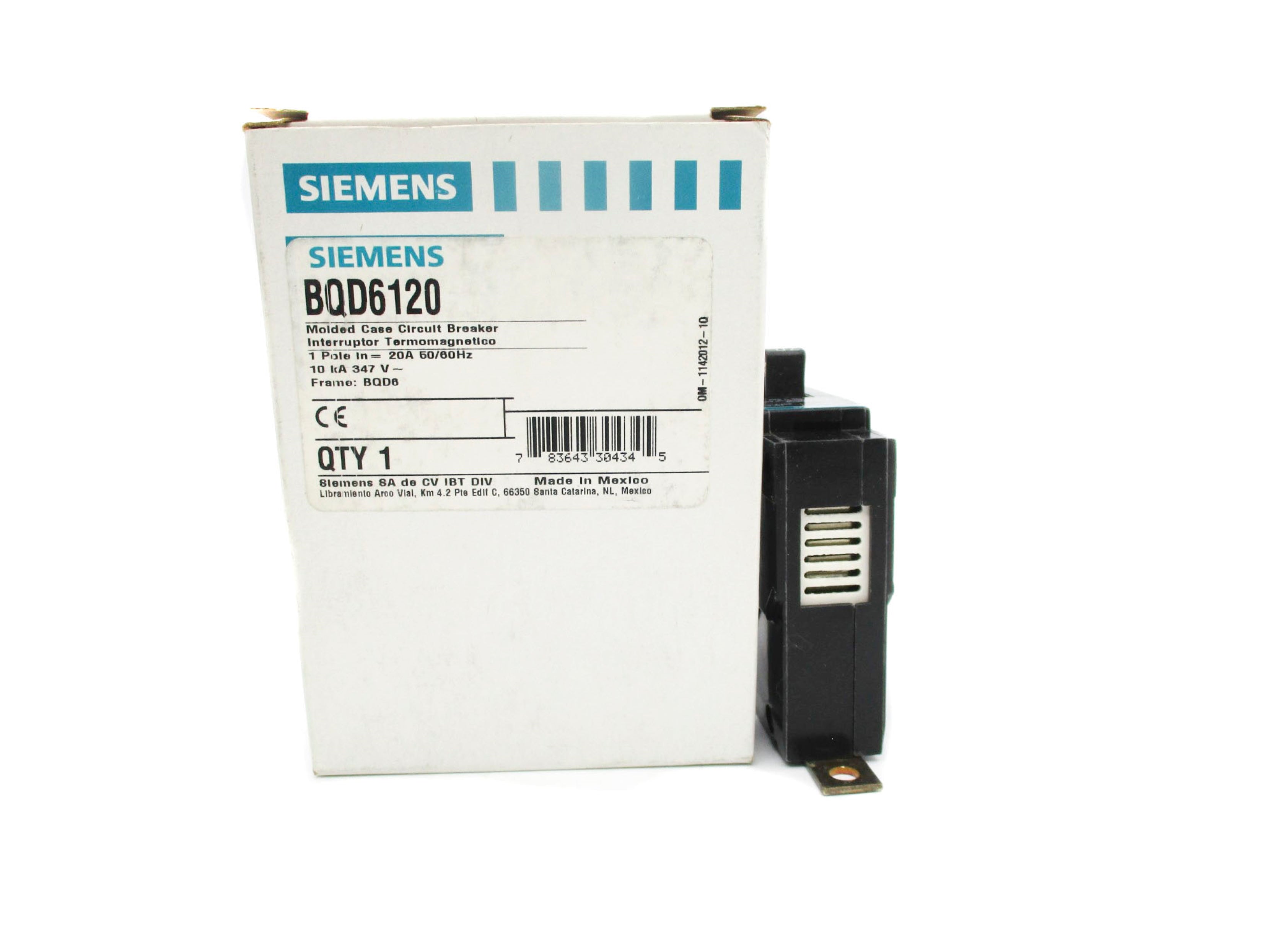 SIEMENS BQD6120 347V 20A NSMP