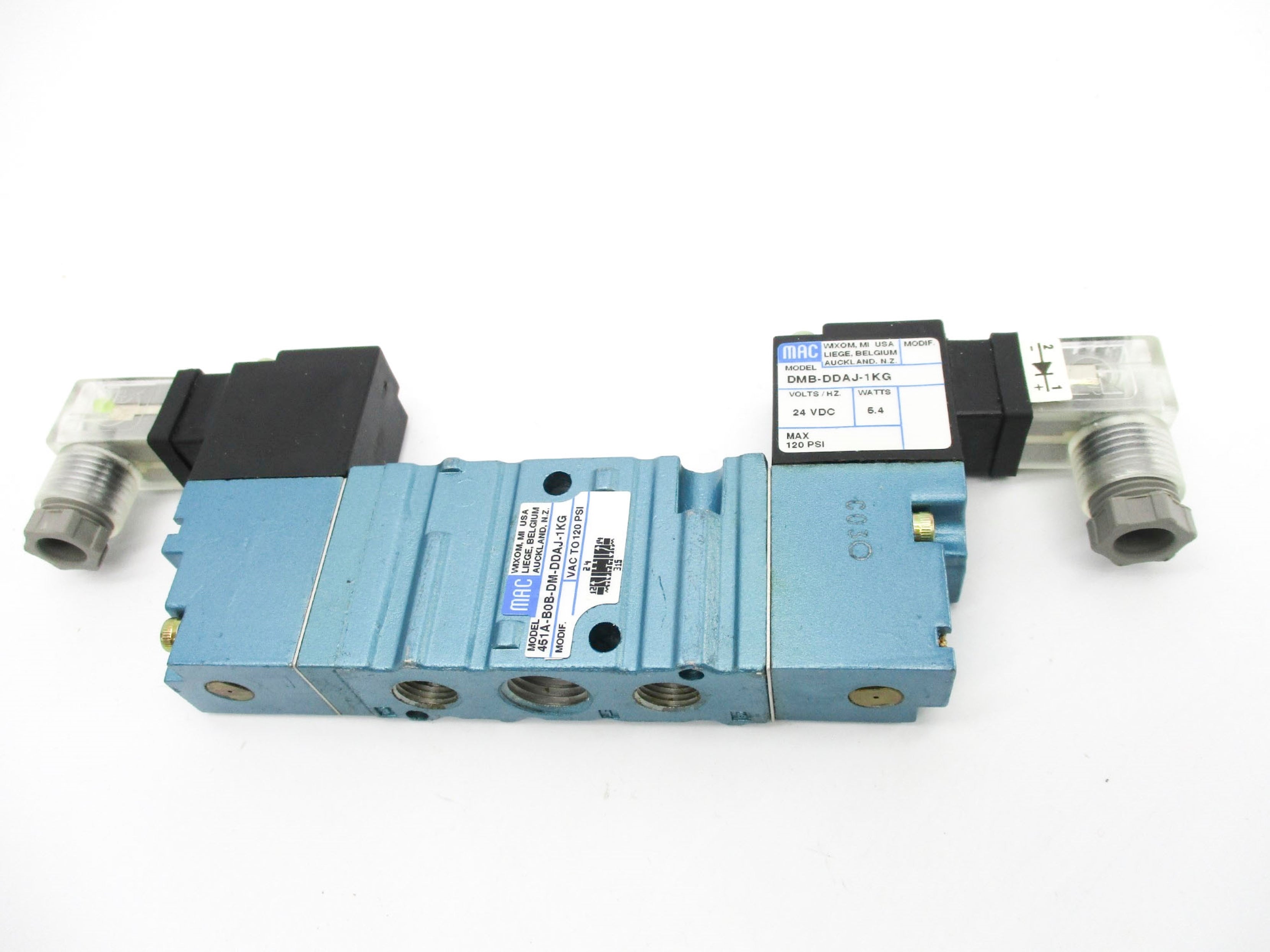 MAC 451A-B0B-DM-DDAJ-1KG 24V 120PSI NSMP
