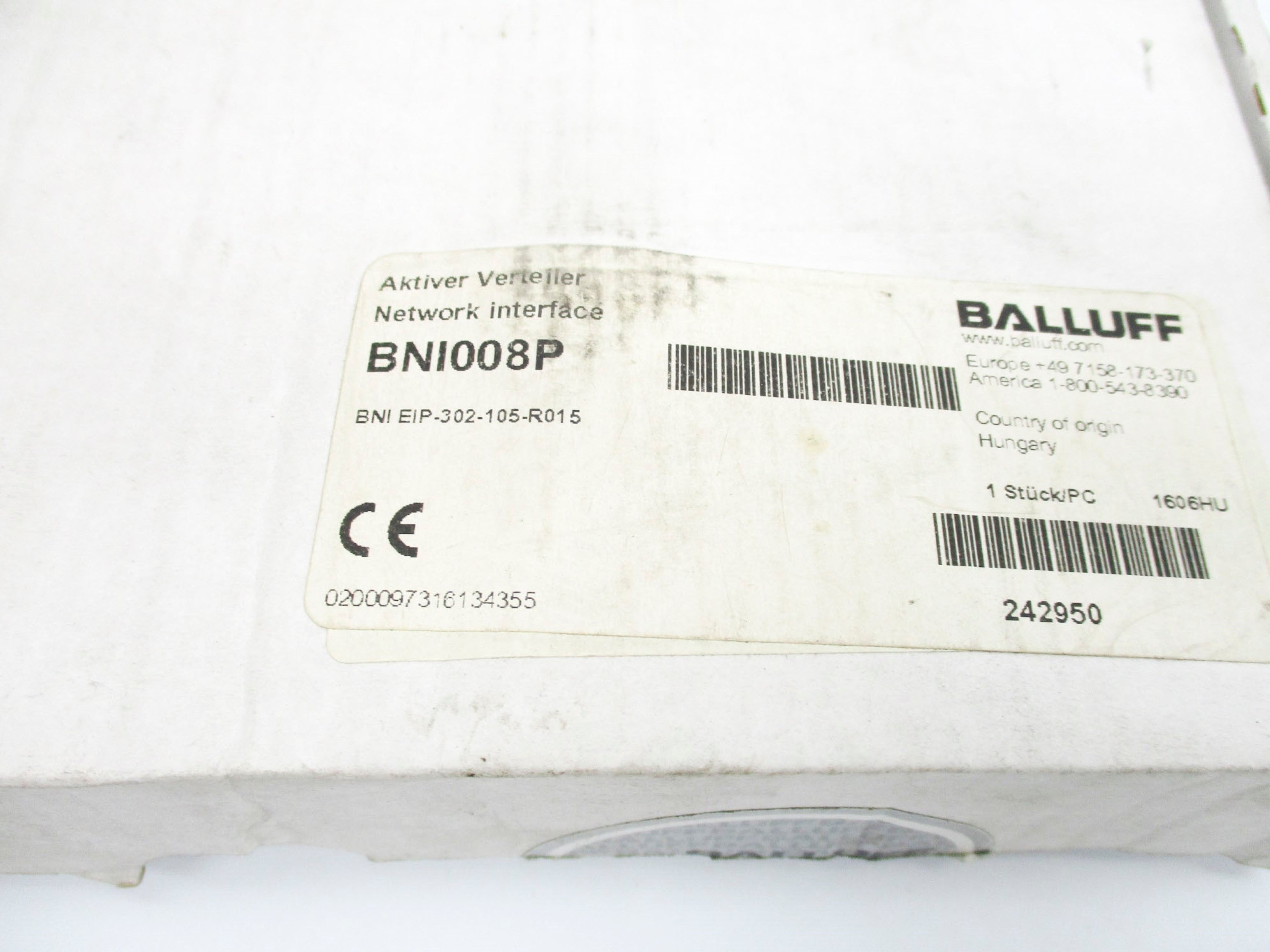 BALLUFF BNI008P NSMP